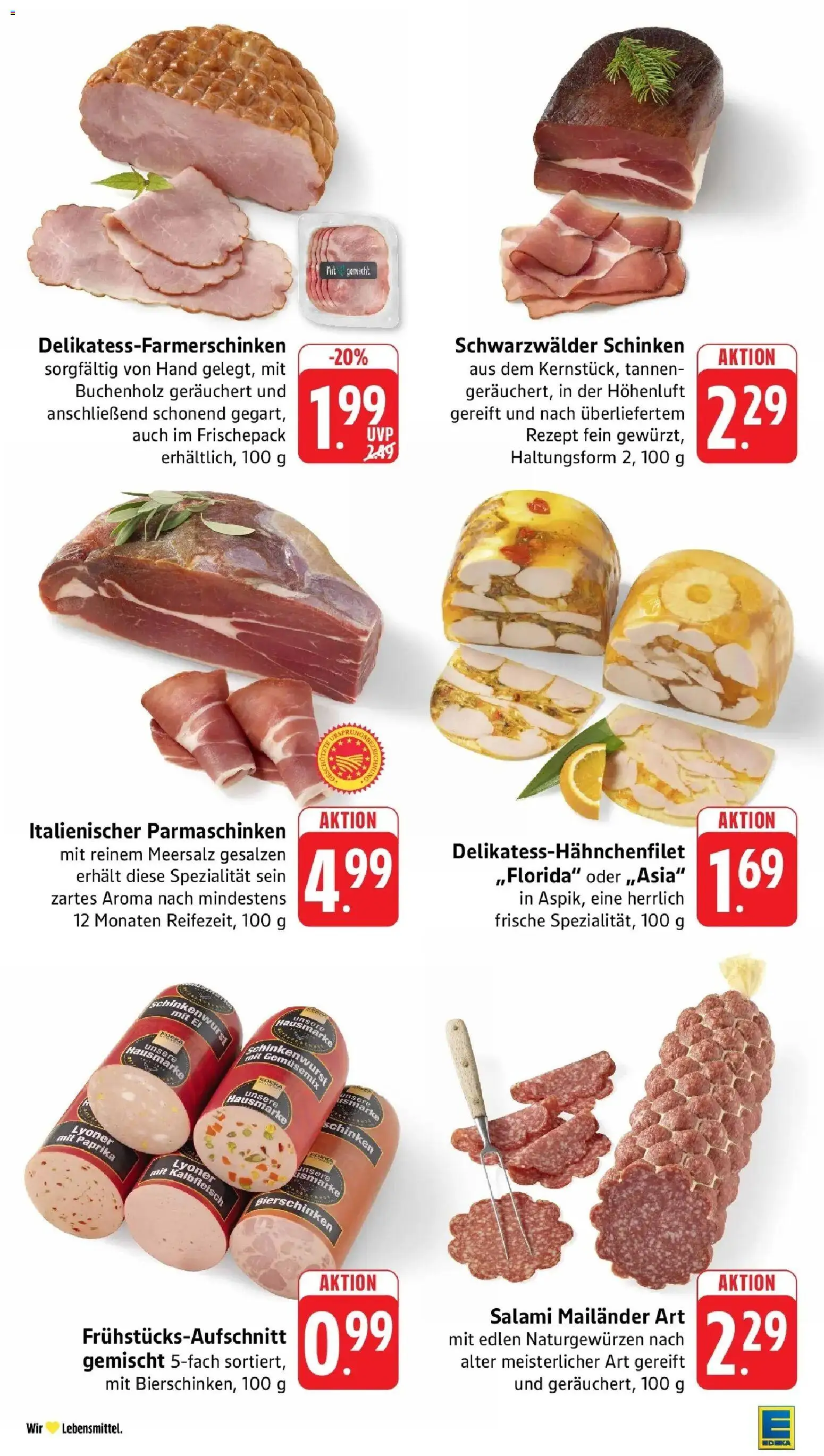Edeka - EDEKA: Wochenangebote – gültig ab 05.07.2026 | Seite: 8 | Produkte: Paprika, Salami, Schinken