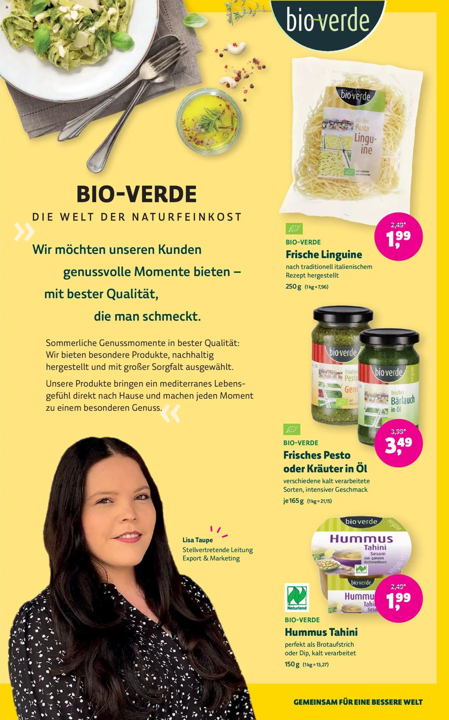 BioMarkt Prospekt – gültig ab 15.07.2026 | Seite: 9 | Produkte: Öl, Hummus, Pasta