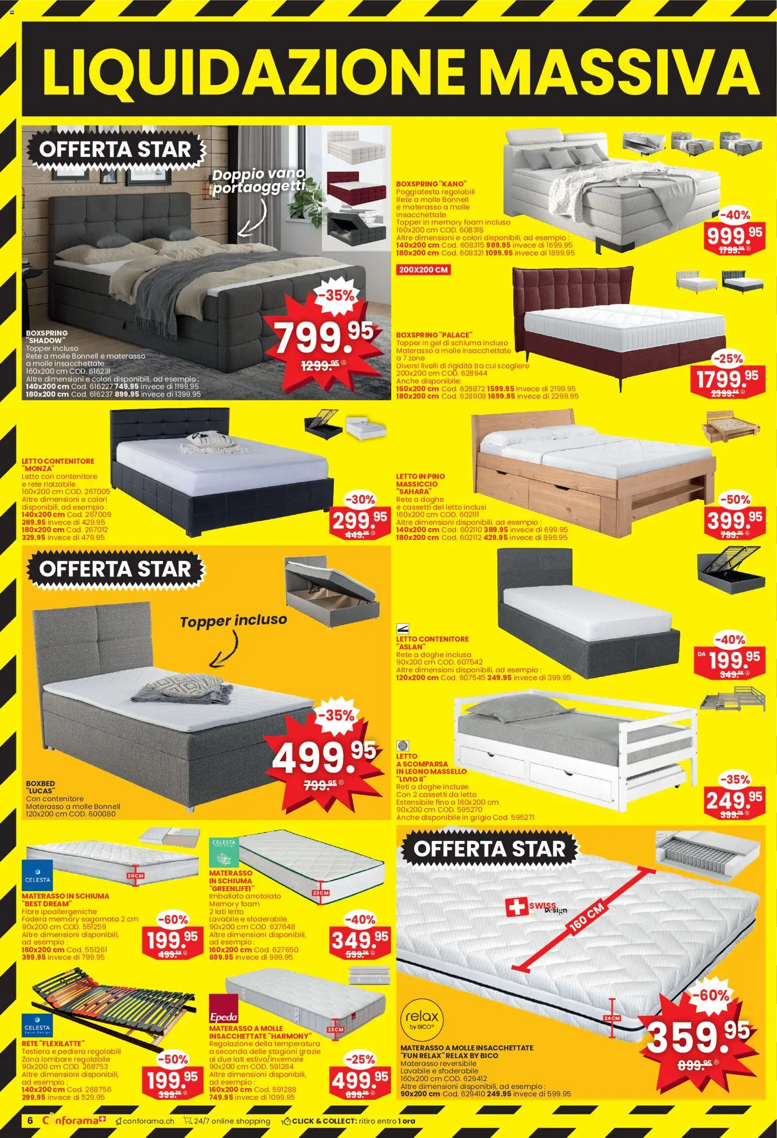 Conforama aktionen IT – gültig ab 08.07.2026 | Seite: 6 | Produkte: Topper