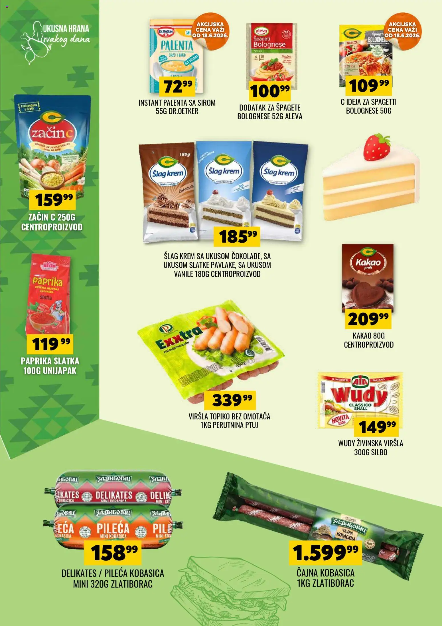 Tekijanka katalog - važi od 17.06.2026 | Strana: 8 | Proizvode: Šlag, Paprika, Šlag krem, Kobasica