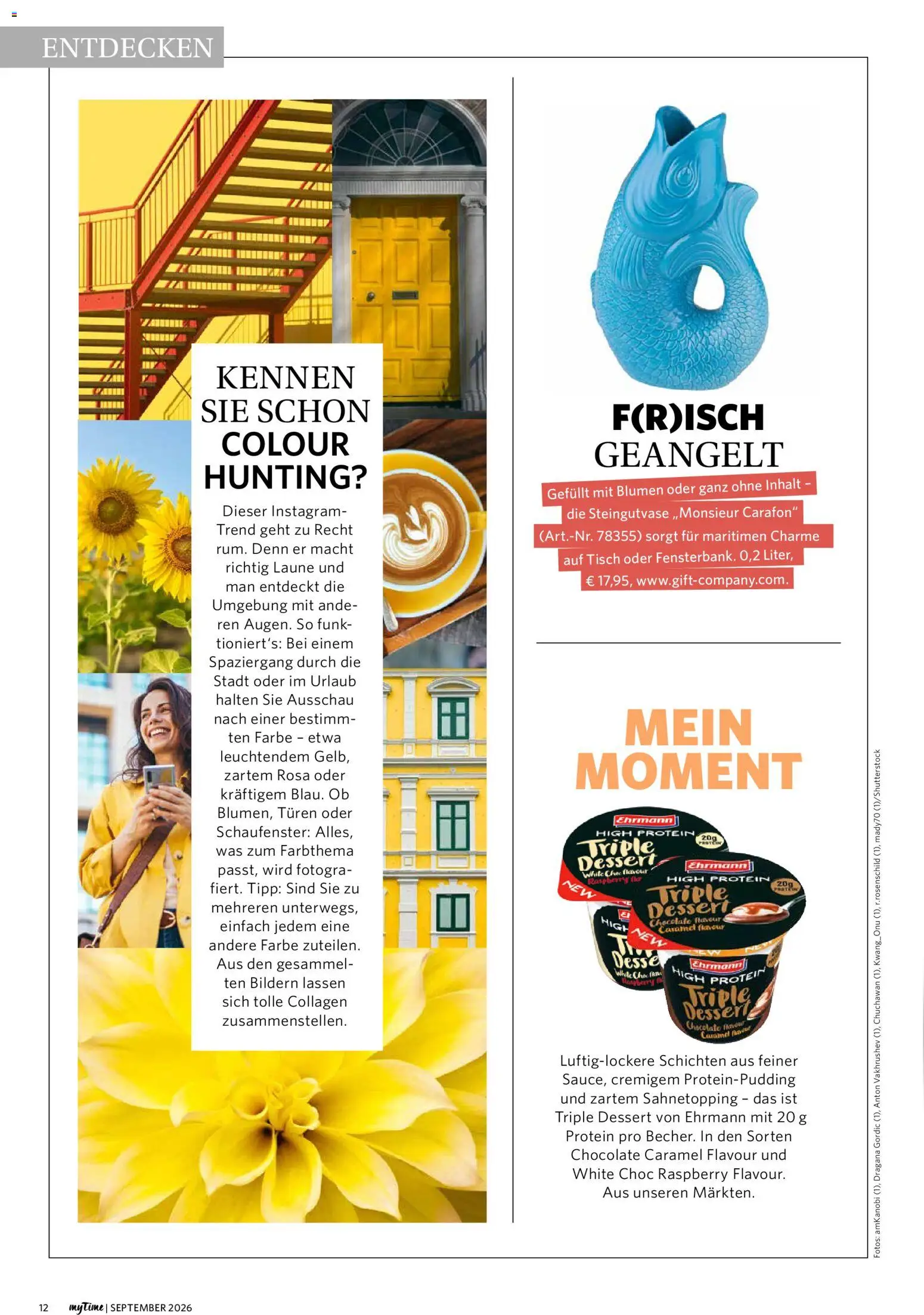 Combi myTime September 2026 – gültig ab 01.09.2026 | Seite: 12 | Produkte: Tisch, Blumen