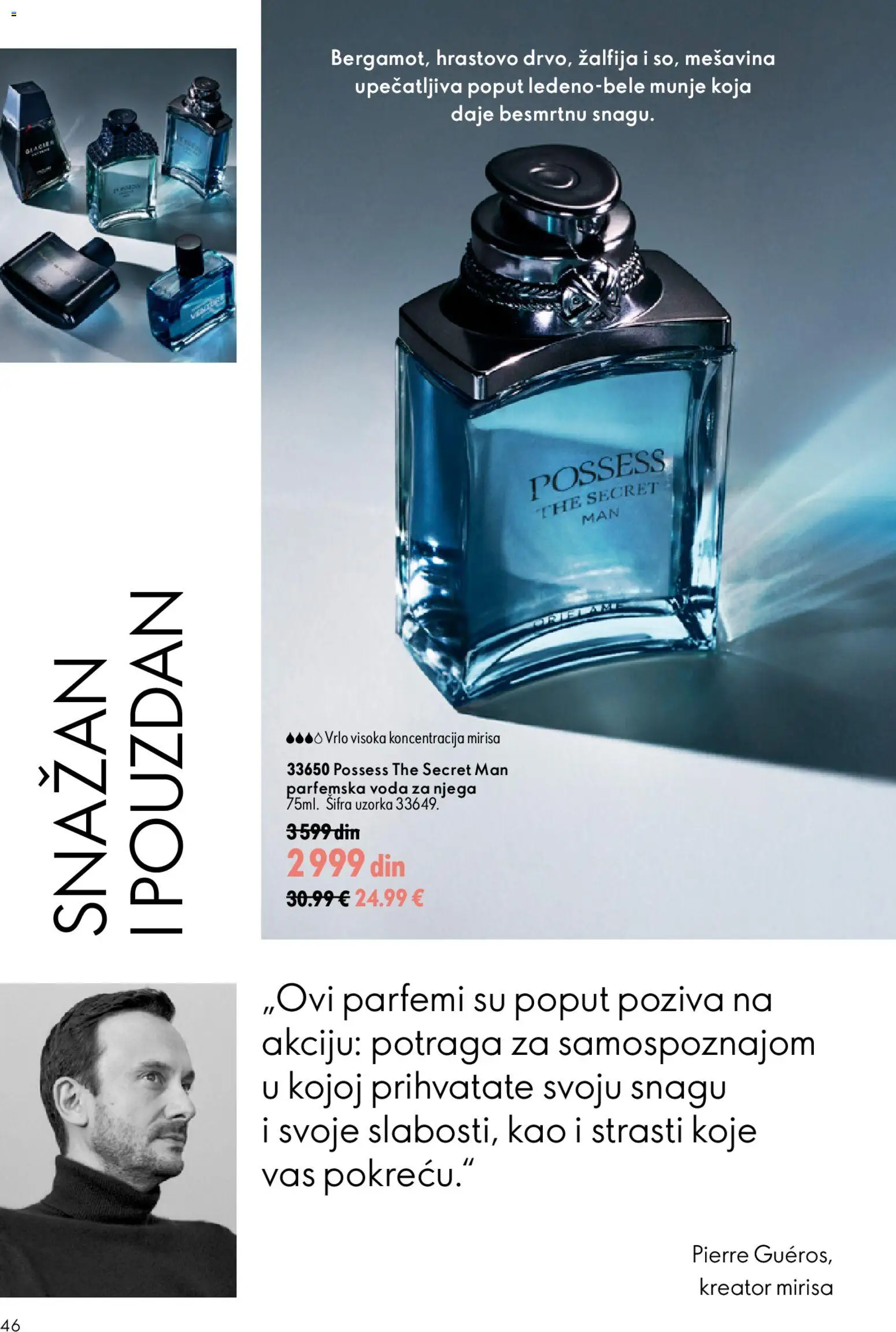 Oriflame katalog - važi od 26.08.2026 | Strana: 46 | Proizvode: Voda, Parfemi