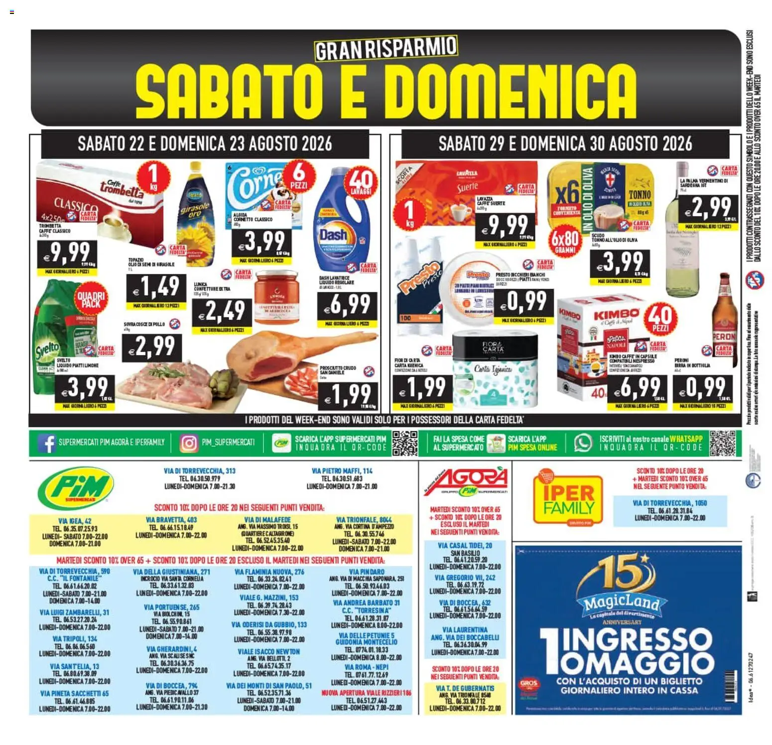 Volantino PIM Supermercati del 21/08/2026 | Pagina: 24