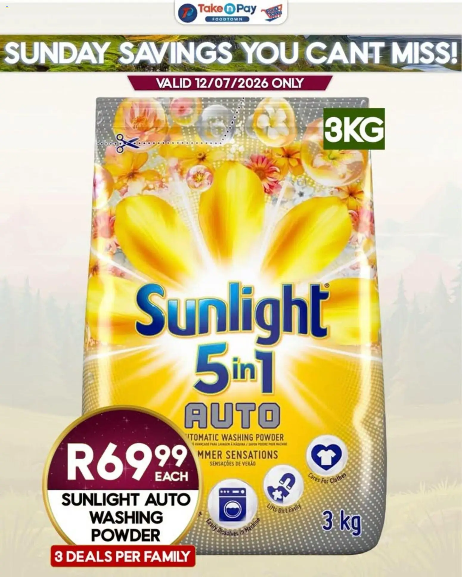 New Take n Pay catalogue – valid from 12/07/2026 | Page: 11 | Products: Powder, Washing powder