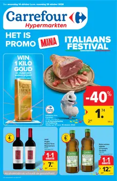 Carrefour Hypermarkt Promoties van de week - Voorbeeld van een folder van Carrefour, geldig van 14/10/2026