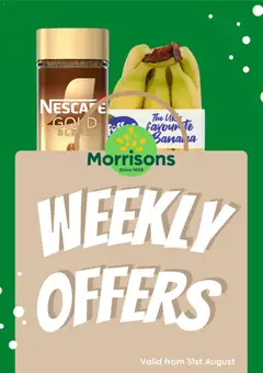 Preview of Weekly offers Morrisons valid from 31/08/2026