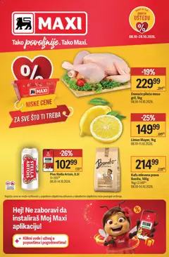 Maxi katalog - pregled Maxi kataloga - važi od 08.10.2026