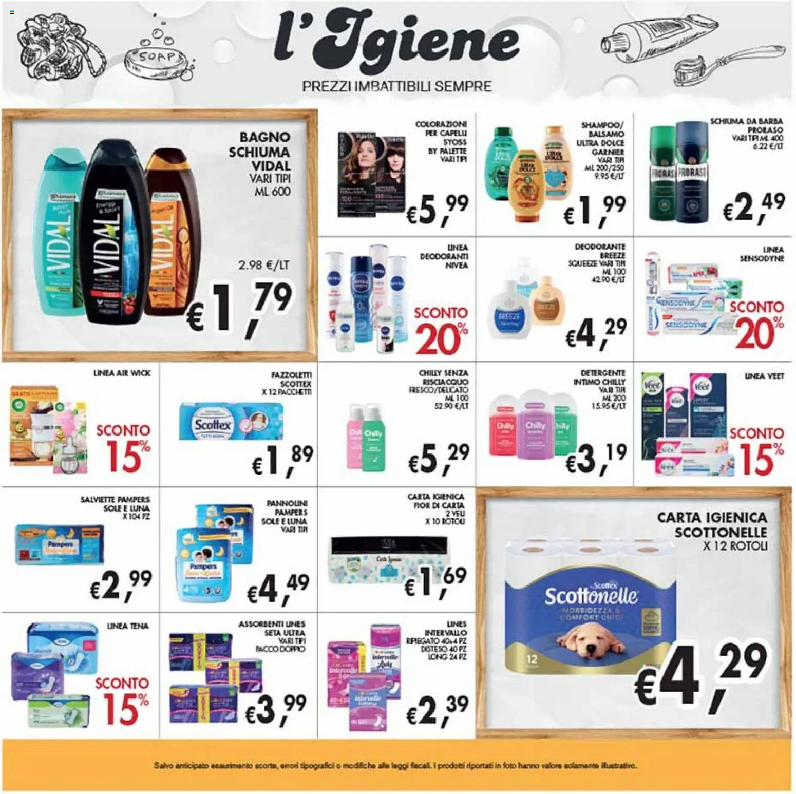 Volantino Coal del 10/09/2026 | Pagina: 23 | Prodotti: Balsamo, Carta igienica, Deodorante, Pampers