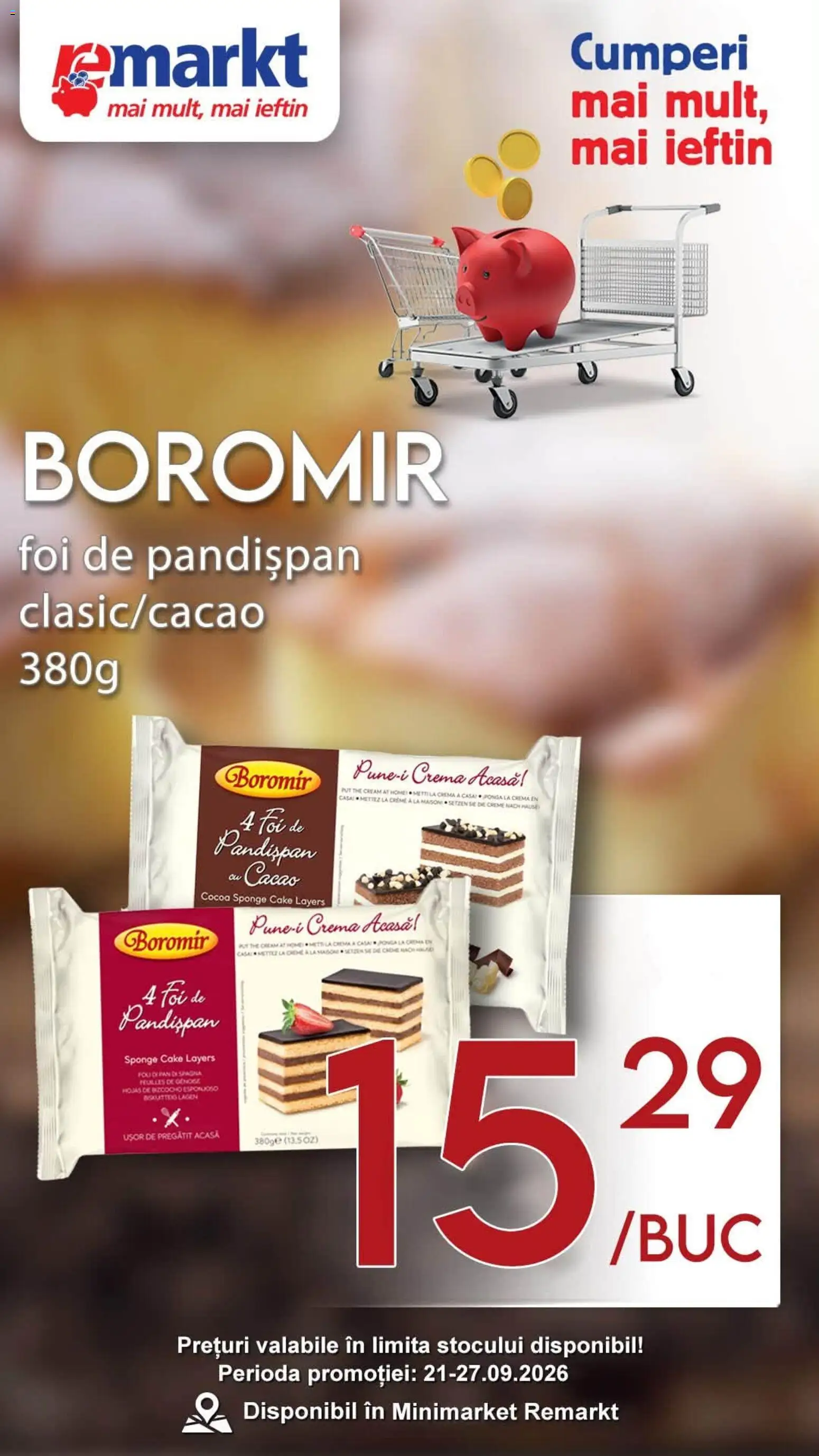 Noul catalog Remarkt – valabil de la 21.09.2026 | Pagină: 3 | Produse: Cremă, Cacao