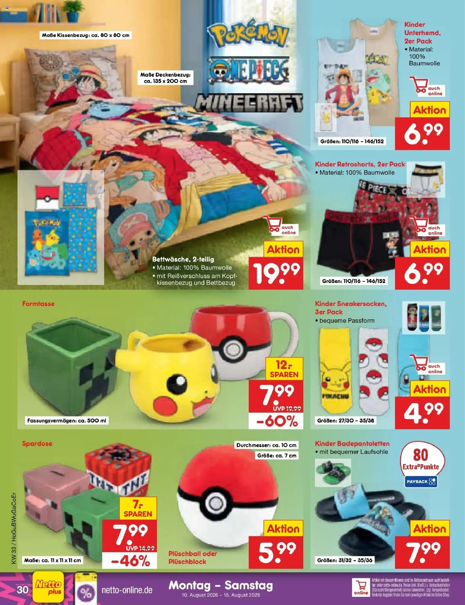 Netto Marken-Discount Prospekt Augustusburg (ab 10.08.2026) » Angebote | Seite: 44