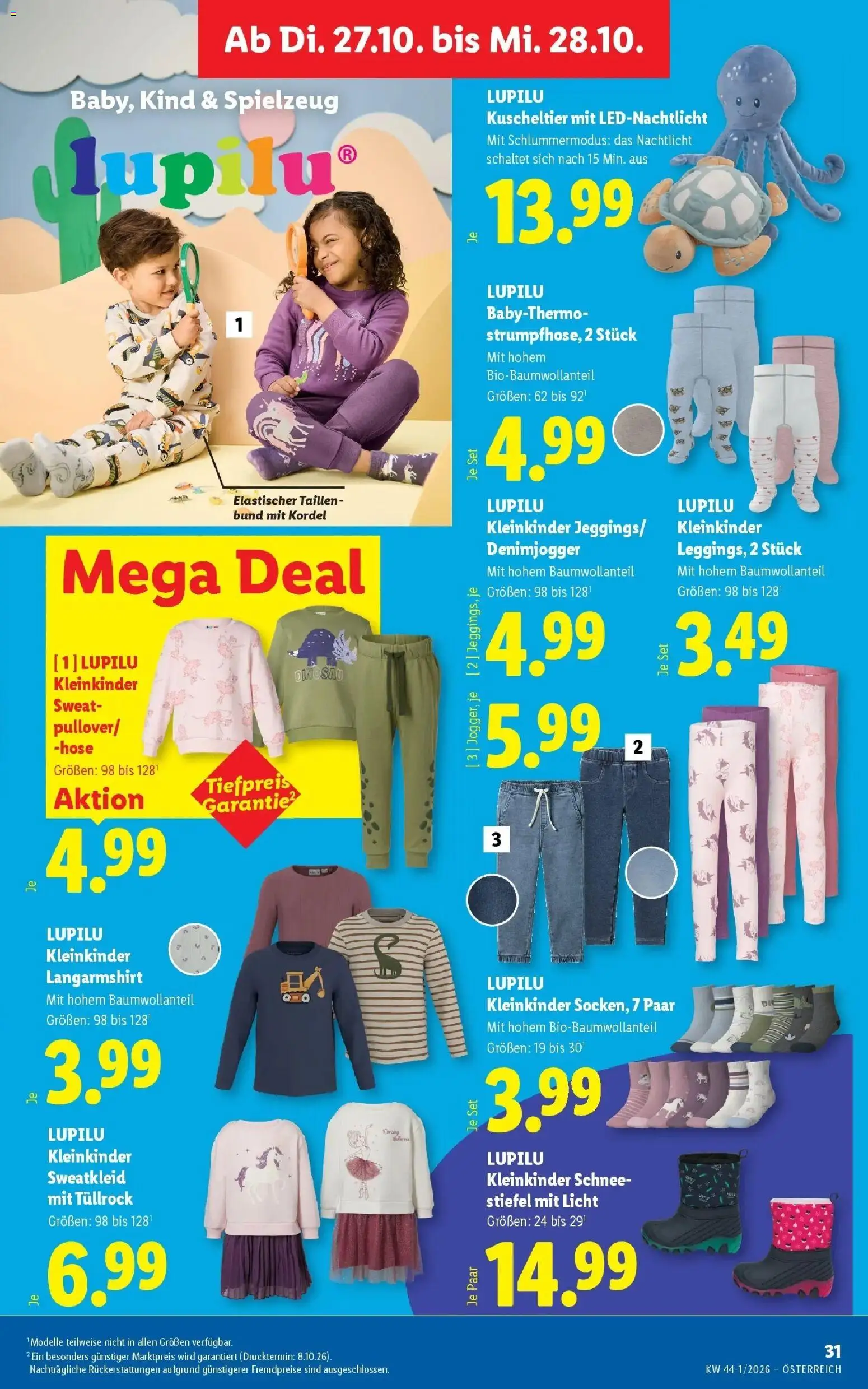 Lidl Flugblatt - Fohnsdorf ab 18.10.2026 - Angebote ab donnerstag | Seite: 38 | Produkte: Hose, Leggings, Stiefel, Jeans