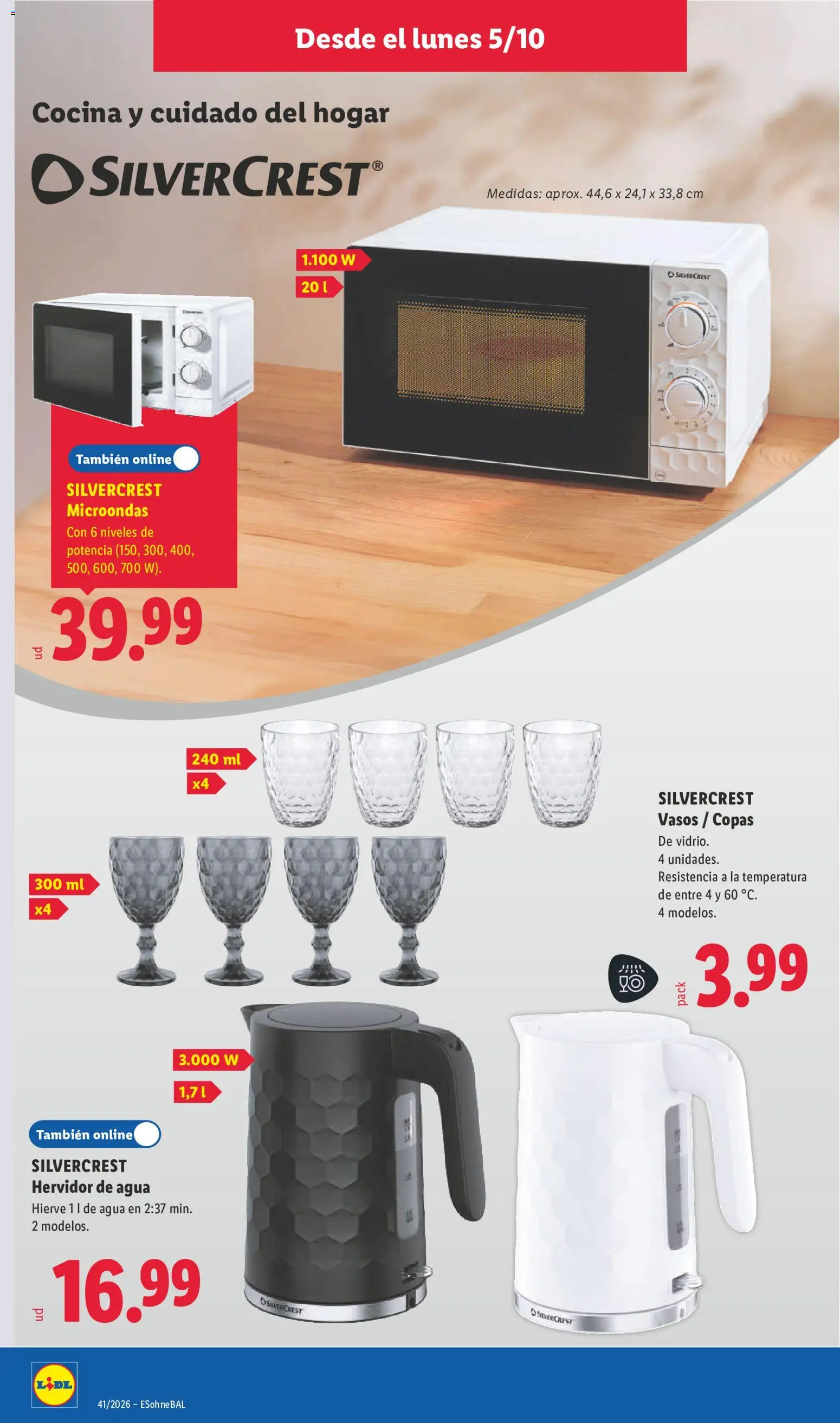 Lidl folleto de bazar │ válido desde el 05/10/2026 | Página: 8