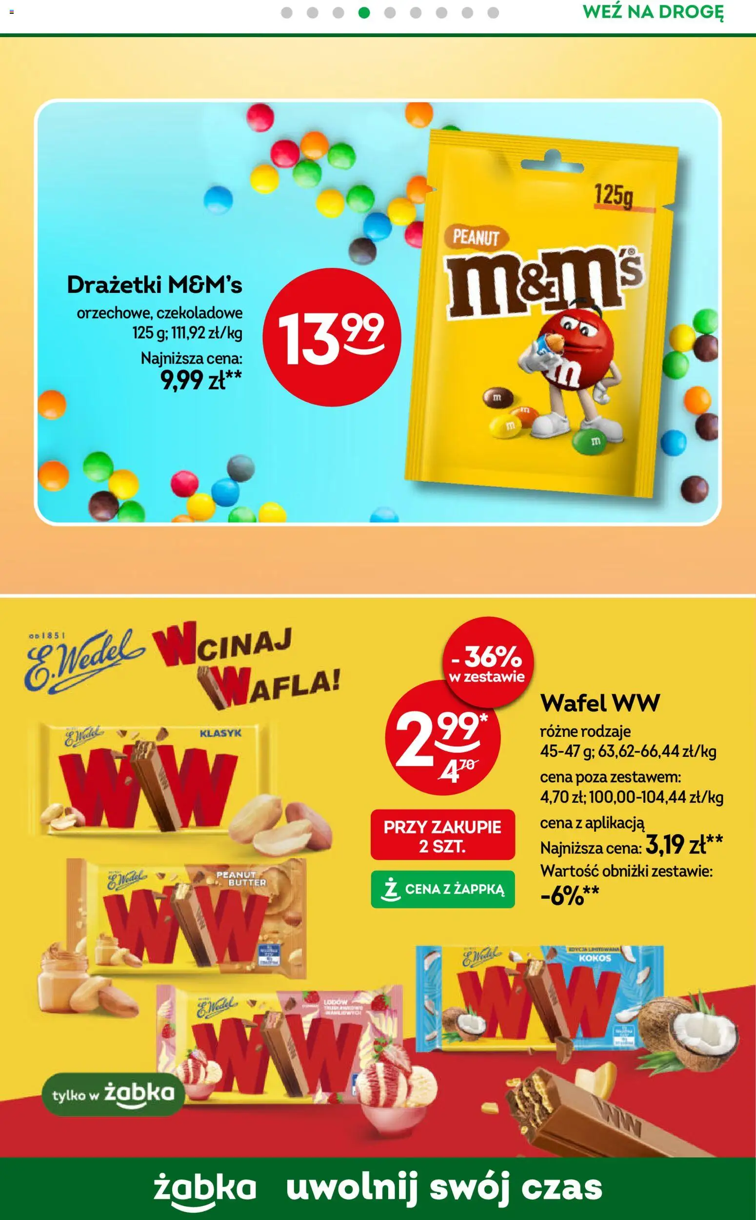 Żabka gazetka od 29.07.2026 | Strona: 73 | Produkty: M&M's