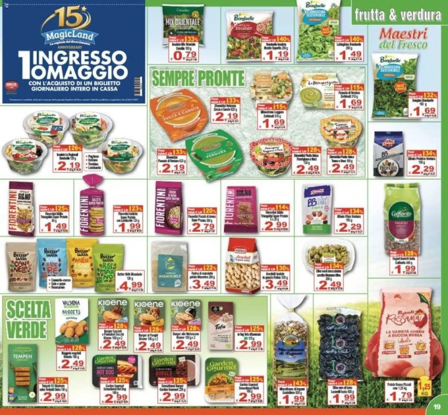 Volantino CTS del 23/09/2026 | Pagina: 19 | Prodotti: Nuggets, Frutta, Mandorle, Tofu