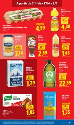 Pré-visualização OLIVEIRA DA SERRA Azeite Virgem Extra Clássico, Azeite Virgem Extra Clássico, Emb. 3 L, 1 L=7.53 válido de 27.04.2026 | Página: 13