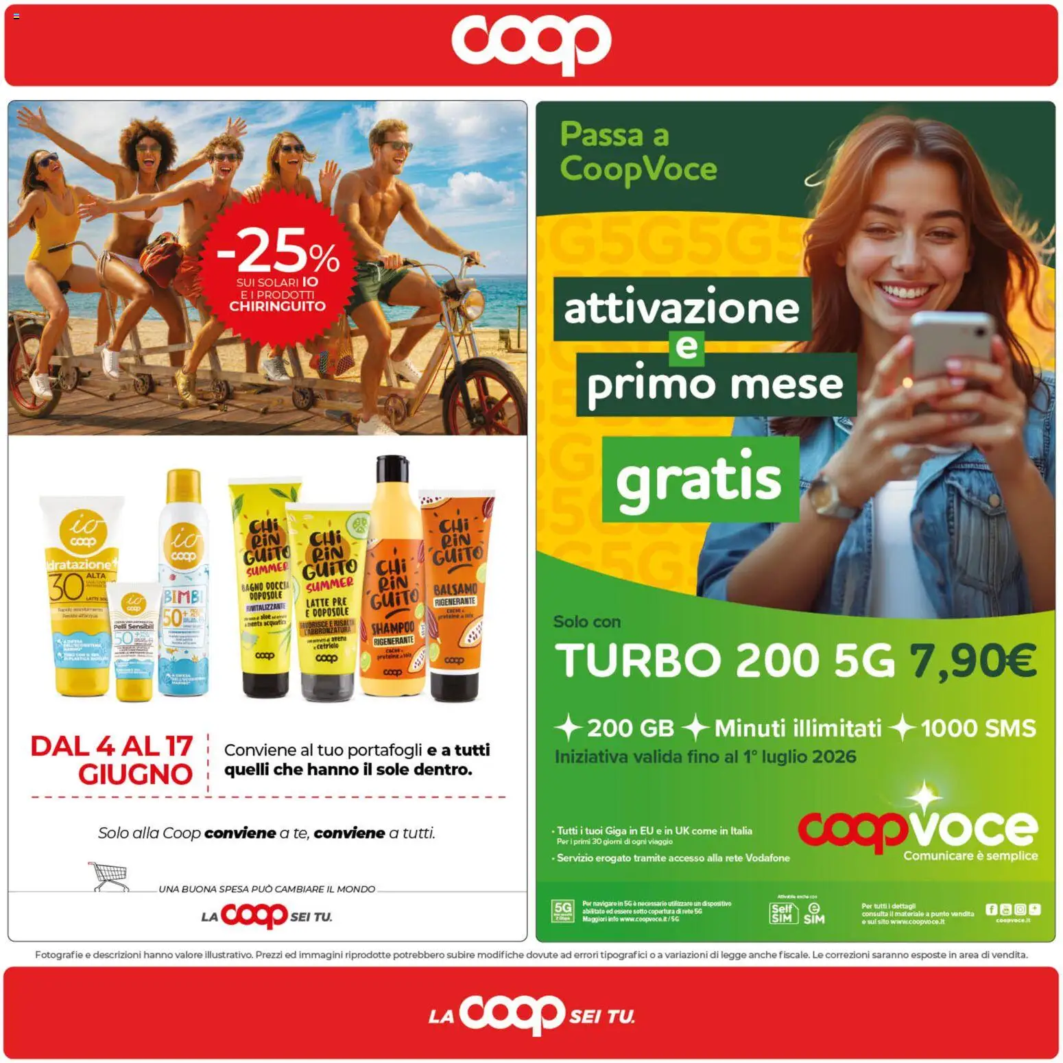 Volantino COOP del 09.06.2026 | Pagina: 24 | Prodotti: Balsamo, Latte, Mais, Bagno