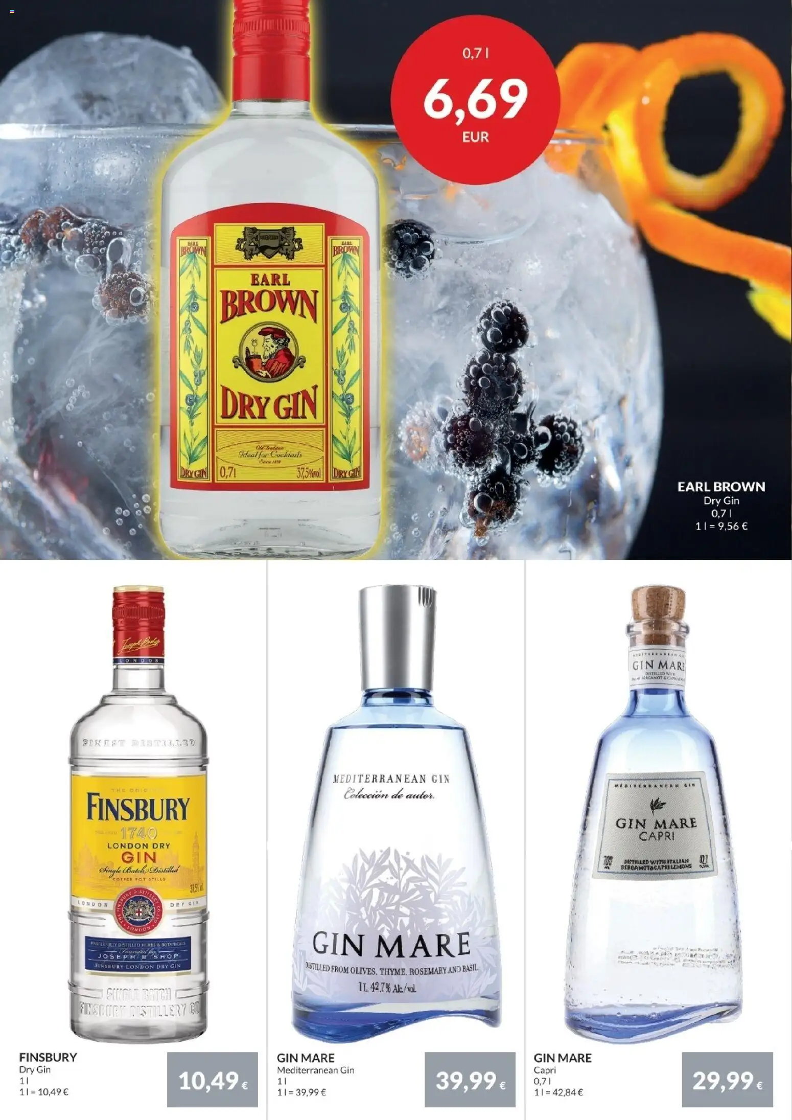 Nielsen Discount tilbudsavis – gyldig fra 09.04.2026 | Side: 38 | Produkter: Gin