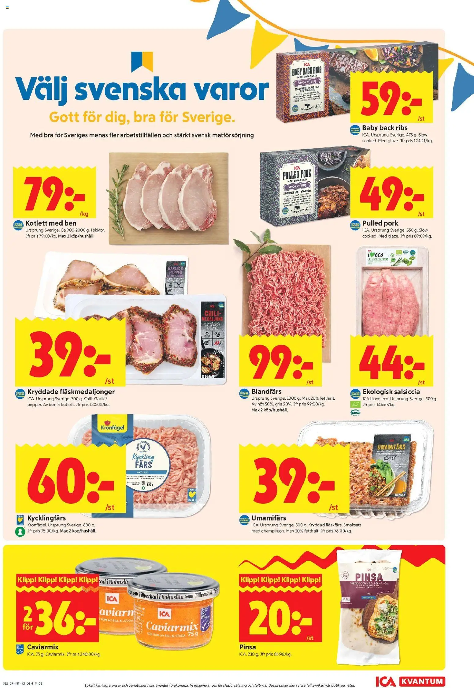 ICA Kvantum reklamblad aktuell från 03/08/2026 | Sida: 5