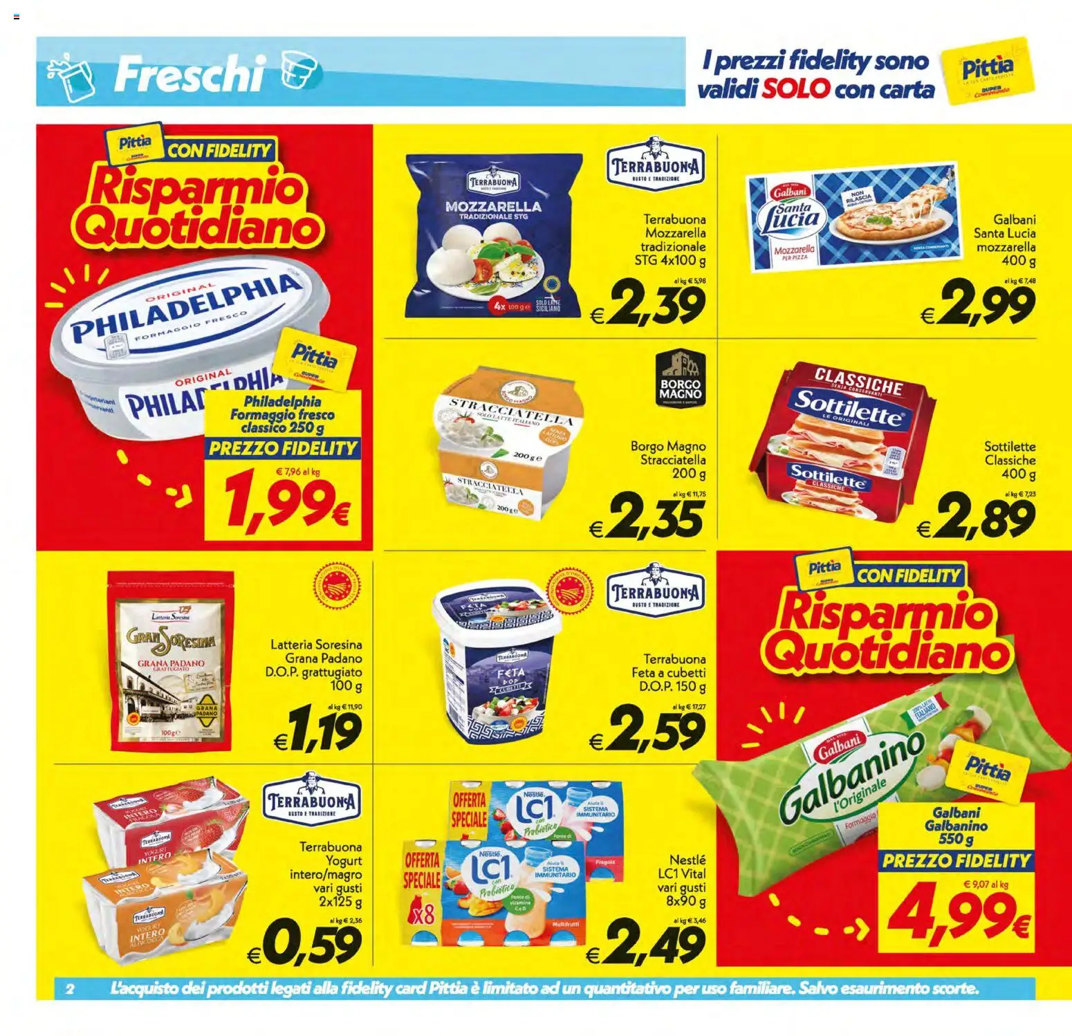 Volantino SuperConveniente del 21/08/2026 | Pagina: 2 | Prodotti: Pizza, Formaggio, Formaggio fresco, Stracciatella