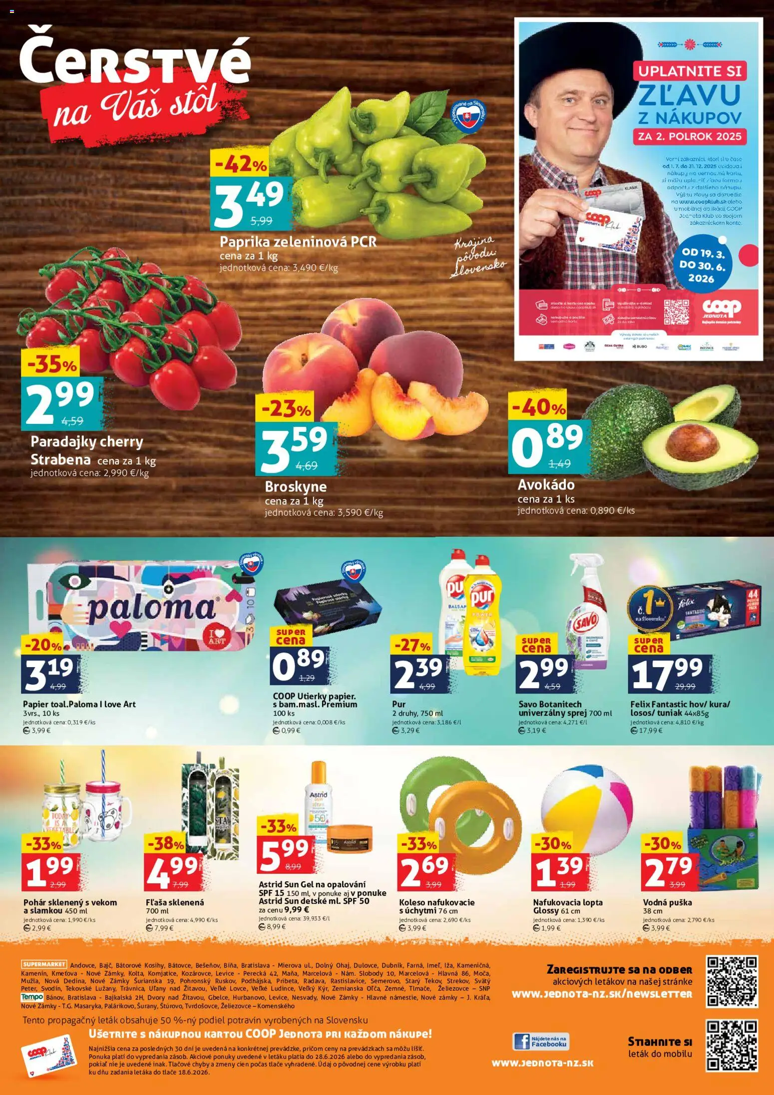 Nové COOP Jednota akcie – leták je platný od 26.06.2026 | Strana: 4