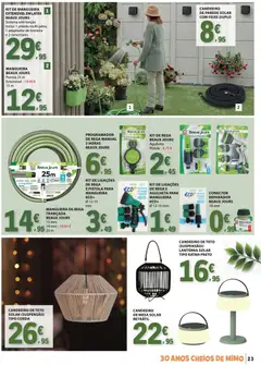 Pré-visualização E.Leclerc Especial Ar Livre válido de 28.04.2026 | Página: 23 | Produtos: Candeeiro, Adaptador, Suspensão, Torneira