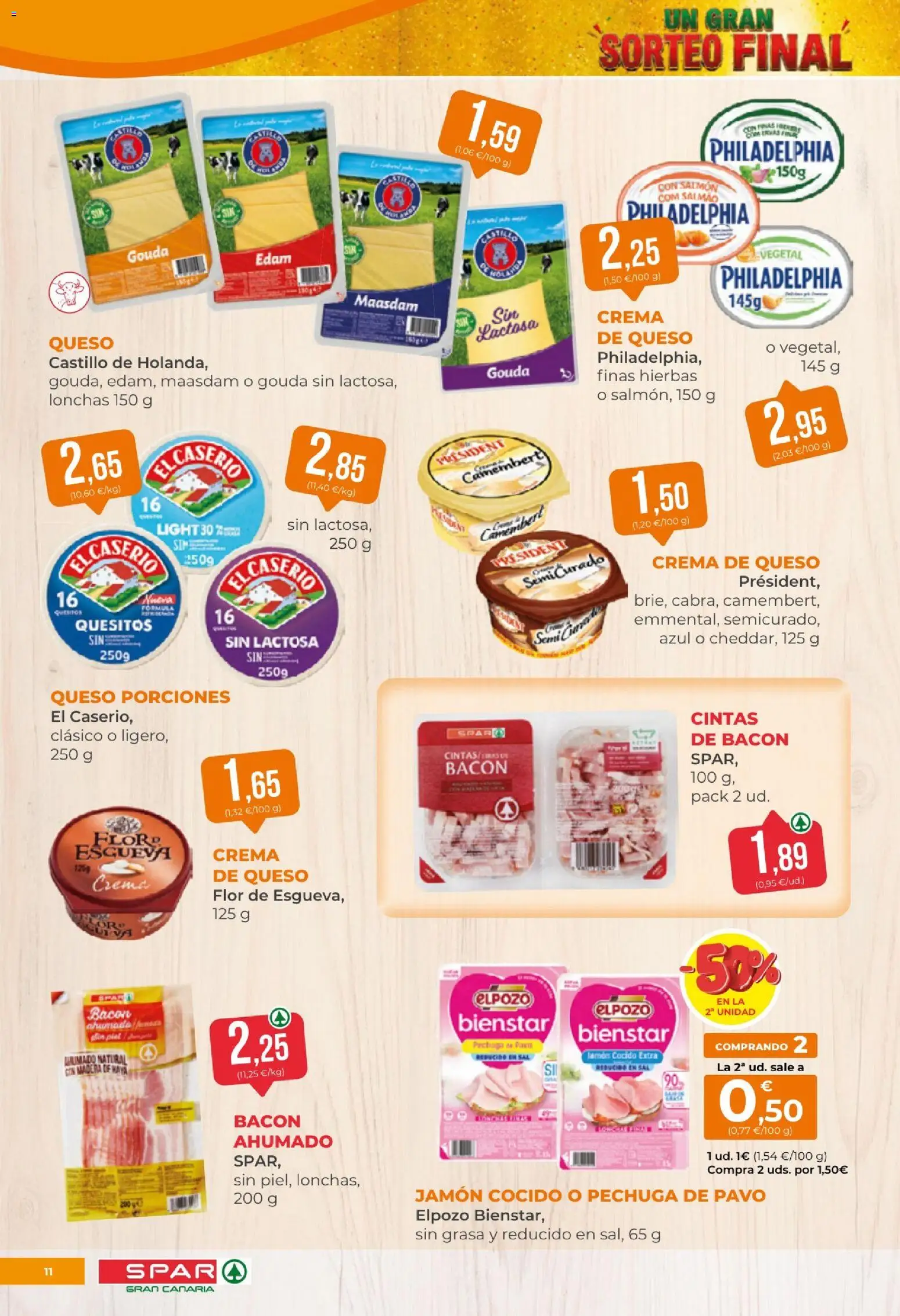 Spar - folleto │ válido desde el 16/10/2026 | Página: 11 | Productos: Jamón, Jamón cocido, Sal, Pavo