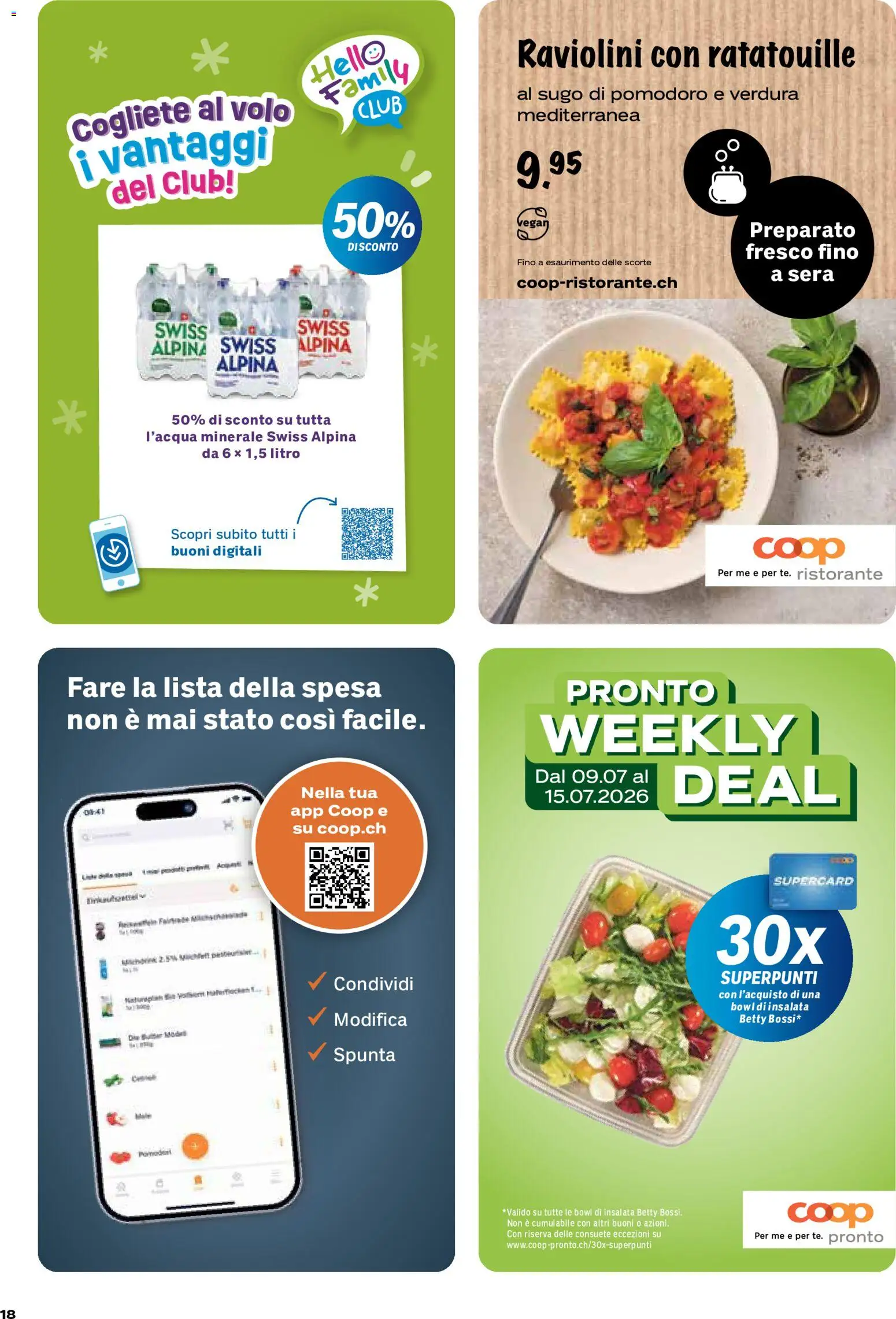 Coop aktionen IT – gültig ab 09.07.2026 | Seite: 18 | Produkte: Pasta