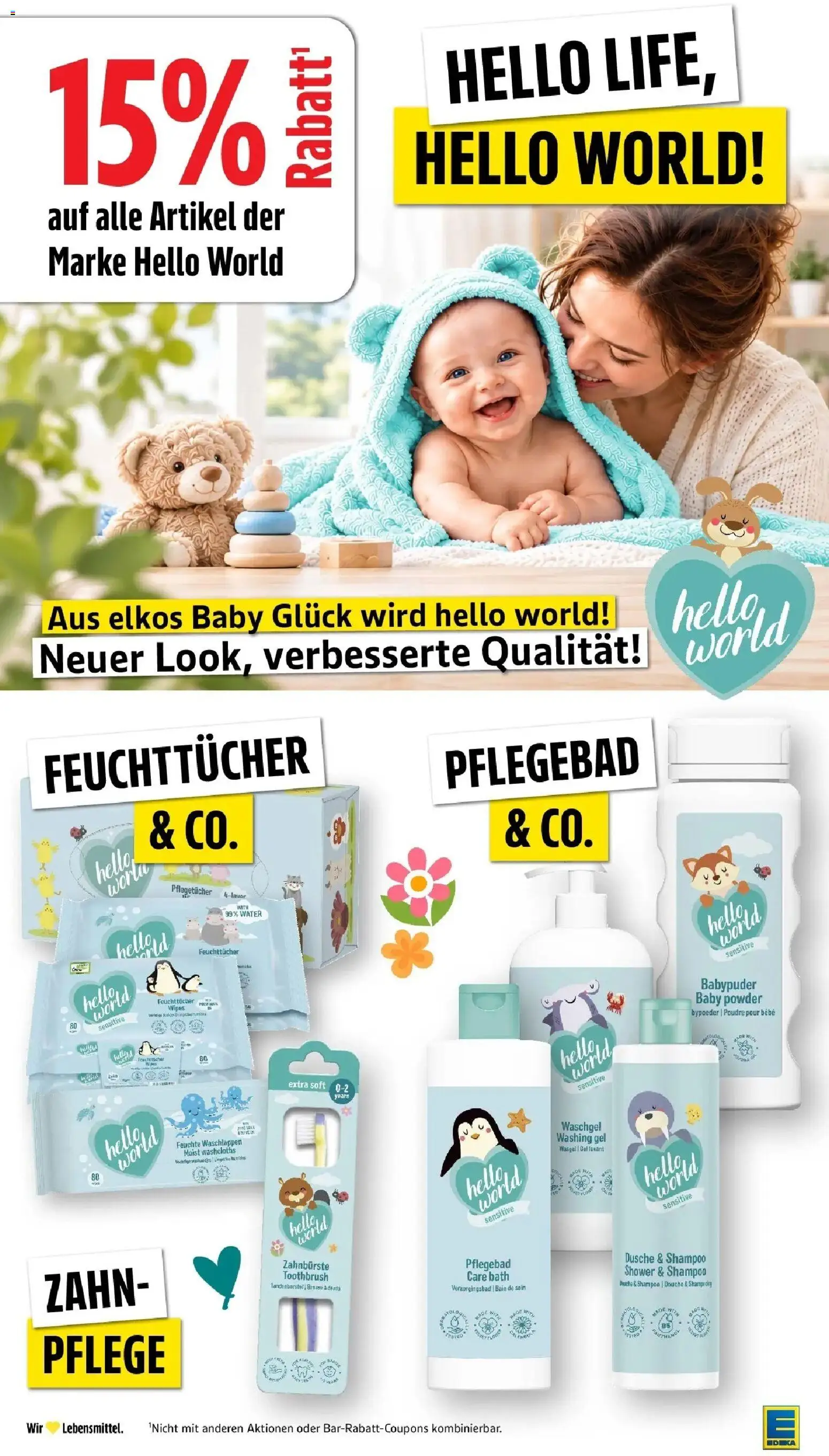 E center Prospekt Ditzingen (ab 26.10.2026) zum Blättern | Seite: 38 | Produkte: Dusche, Shampoo, Zahnbürste