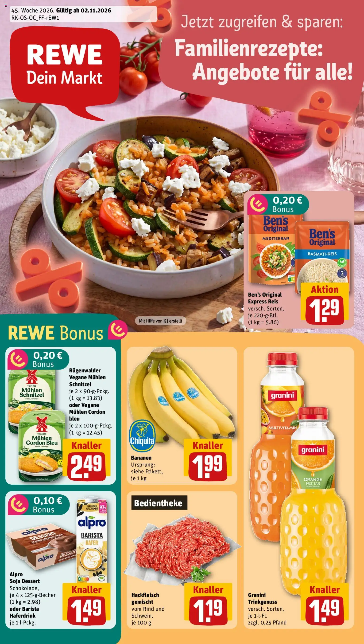 Rewe Prospekt – gültig ab 02.11.2026 | Seite: 1