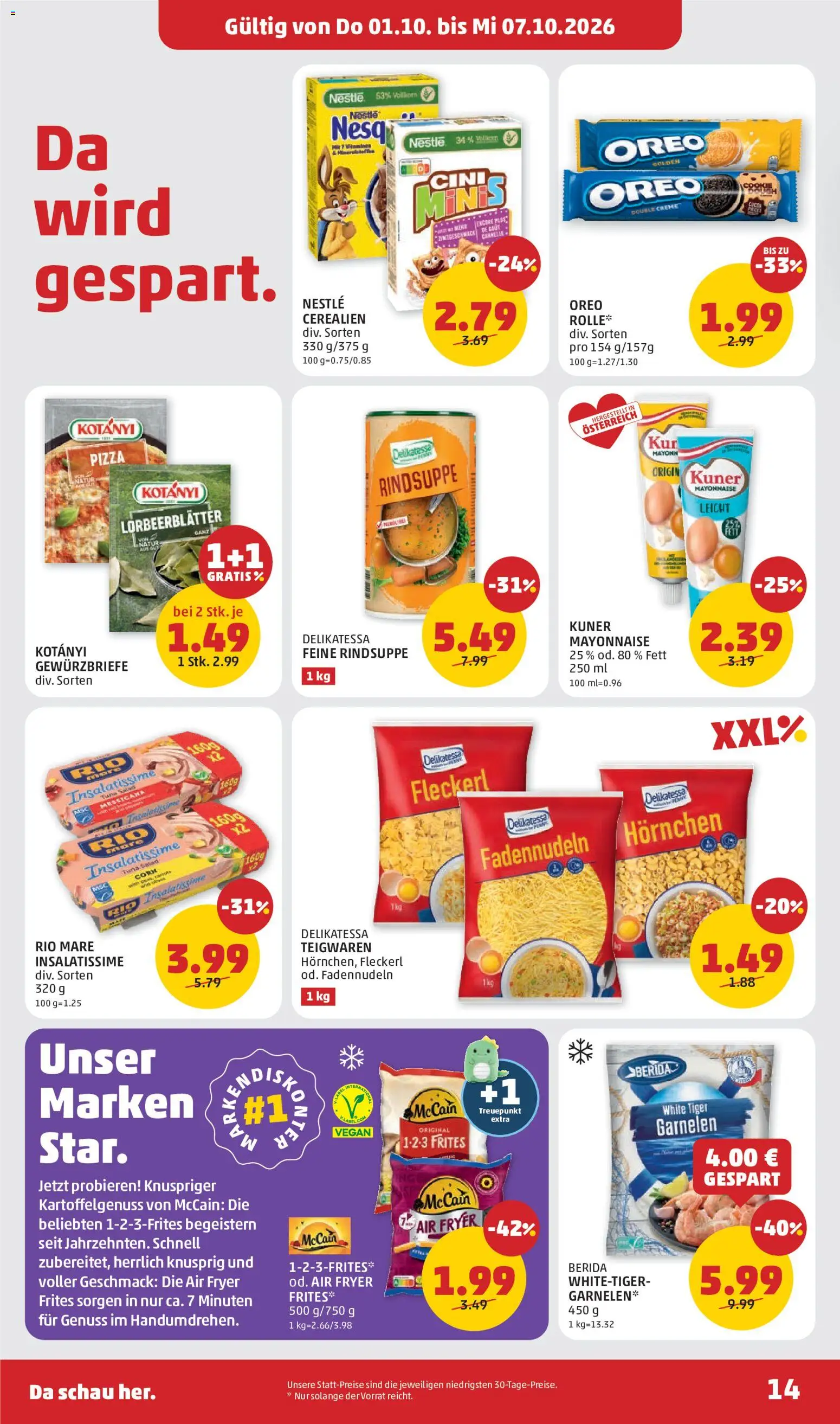 Penny Markt - Flugblatt gültig ab 01.10.2026 | Seite: 14