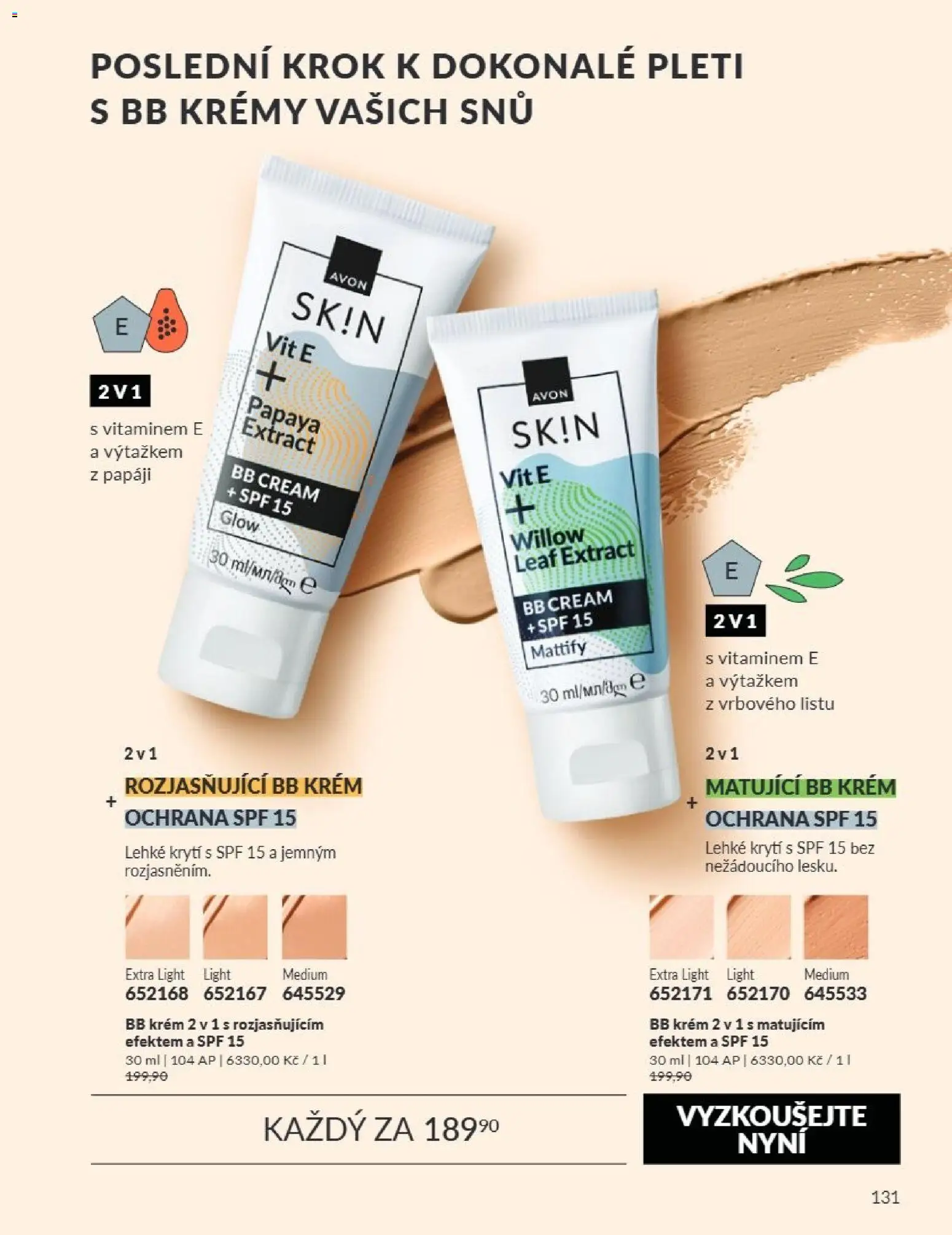 Avon Katalog 09/2026 od 01.09.2026 | Strana: 131 | Produkty: Krém, BB krém