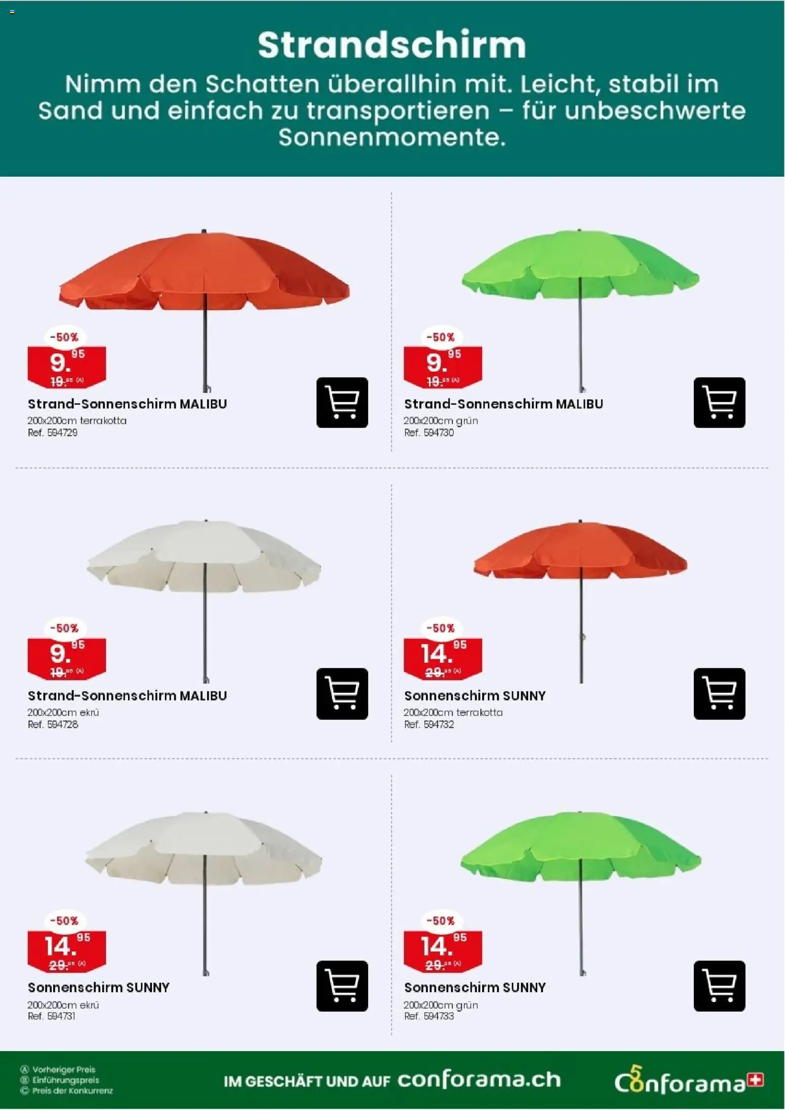 Conforama aktionen Sonnenschirme – gültig ab 07.10.2026 | Seite: 2