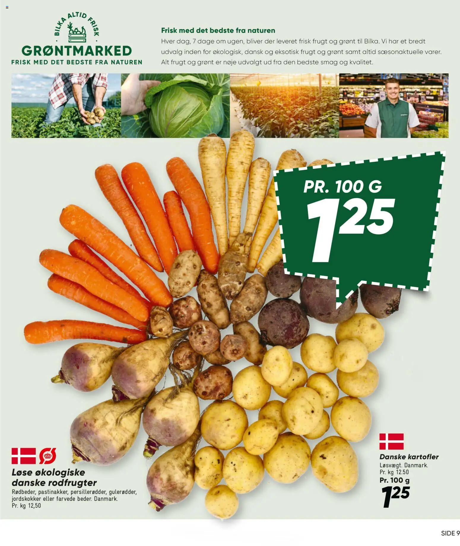 Bilka tilbudsavis – gyldig fra 25/09/2026 | Side: 9 | Produkter: Jordskokker, Kartofler, Rodfrugter