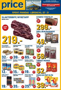 Forhåndsvisning av Price Lagerbutikk kundeavis gyldig fra 08/07/2026