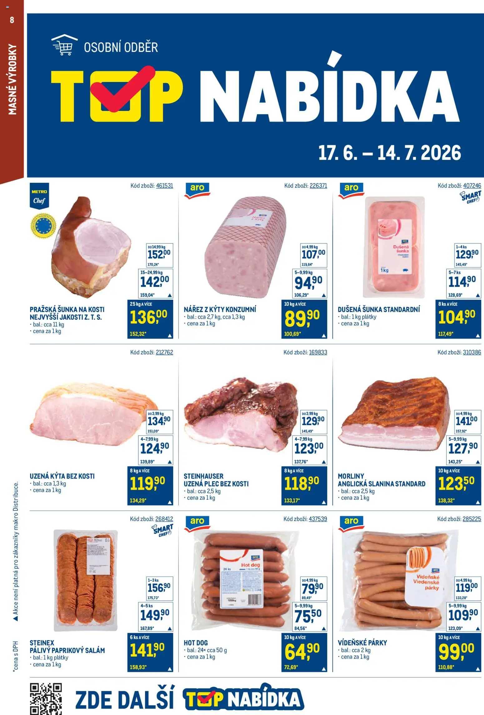 Makro leták - Gastronomie od 01.07.2026 | Strana: 8