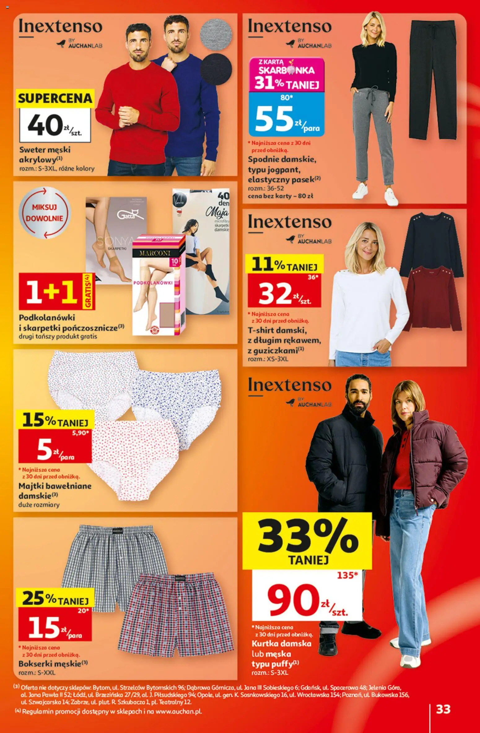 Auchan gazetka - 30 Lat Hipermarket od 17.09.2026 | Strona: 33