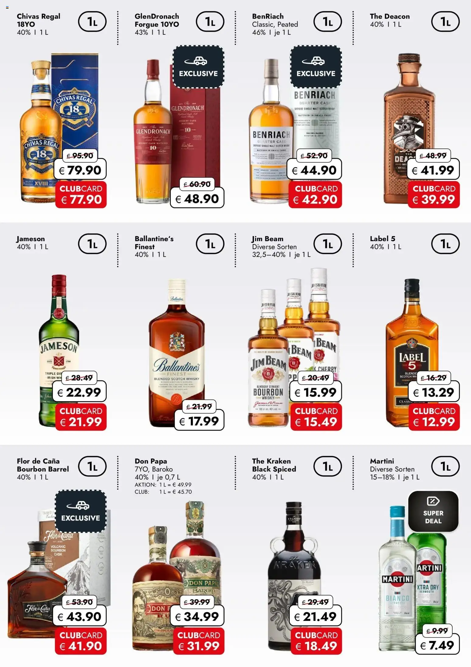 Travel FREE Aktionsangebote von 04.09.2026 - Aktuelle Angebote | Seite: 2 | Produkte: Whiskey, Regal, Bourbon