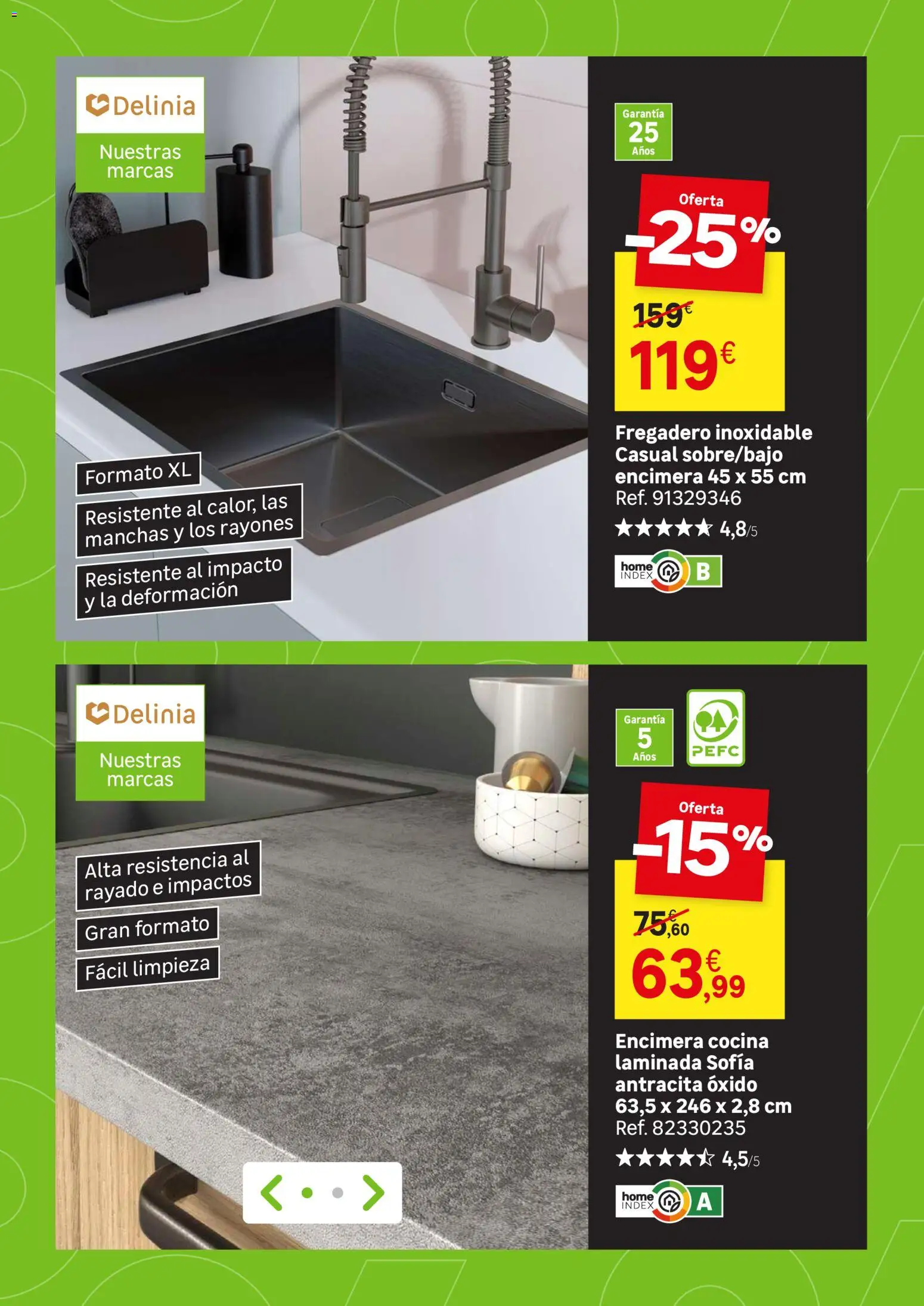 Leroy Merlin Black Friday │ válido desde el 20/10/2026 | Página: 29 | Productos: Fregadero, Cocina