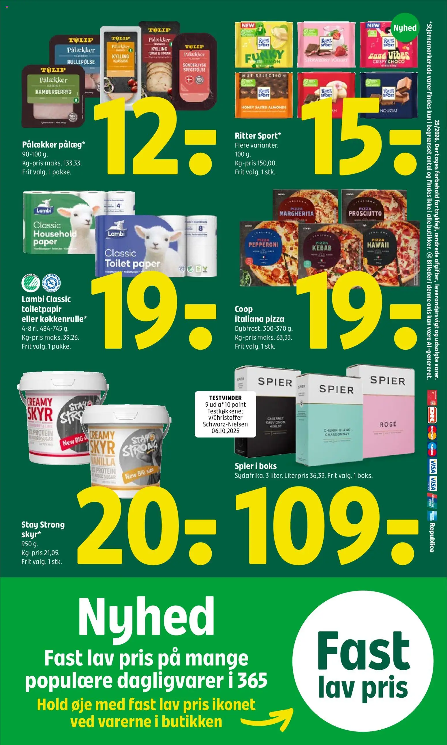 Coop 365 tilbudsavis – gyldig fra 04.06.2026 | Side: 28 | Produkter: Boks, Kebab, Spegepølse, Timian