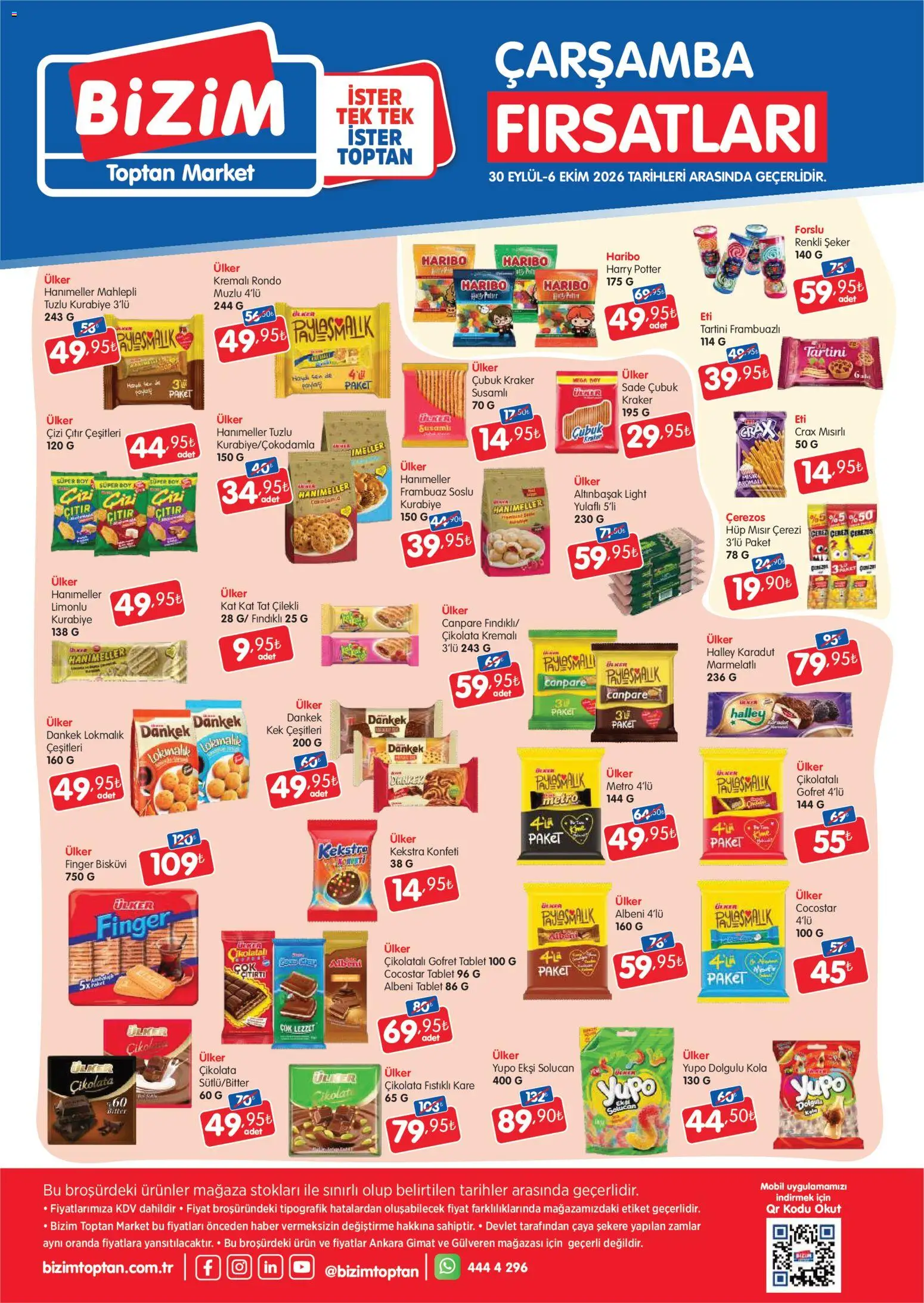 Bizim Toptan - Haftalık katalog - 30 Eylül 2026 tarihinden itibaren geçerlidir | Sayfa: 2 | Ürünler: Frambuaz, Kurabiye, Tablet, Mısır