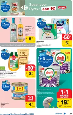 Carrefour folder week 20 - Voorbeeld van een folder van Carrefour, geldig van 13.05.2026 | Pagina: 27 | Producten: Zalm, NOS, Keukenpapier, Pot