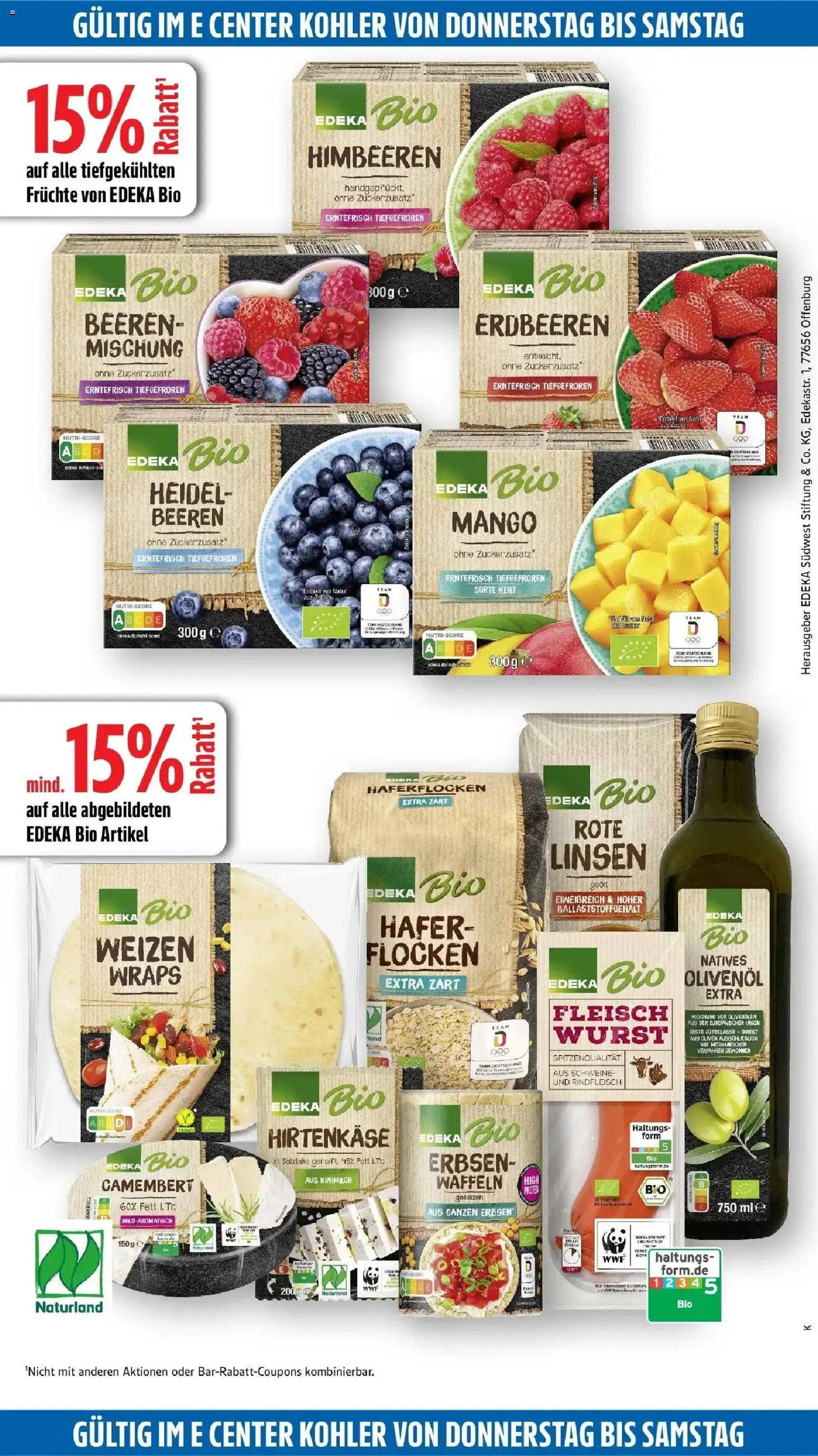Edeka Prospekt Kehl (ab 31.08.2026) » Angebote Online | Seite: 54 | Produkte: Himbeeren, Camembert, Wurst, Fleisch