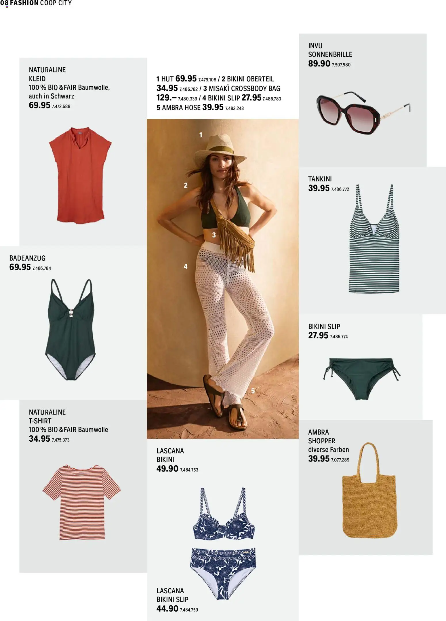 Coop City aktionen – gültig ab 01.05.2026 | Seite: 8 | Produkte: Badeanzug, Slip, Kleid, Bikini