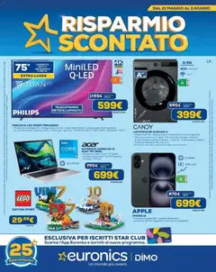 Anteprima del volantino Euronics volantino Risparmio Scontato valido a partire dal 21.05.2026