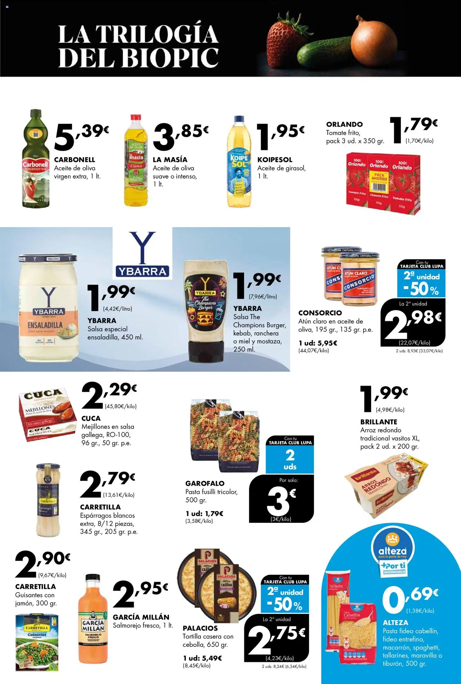 Lupa Supermercados folleto │ válido desde el 16/07/2026 | Página: 8 | Productos: Aceite, Pasta, Aceite de oliva, Atún claro