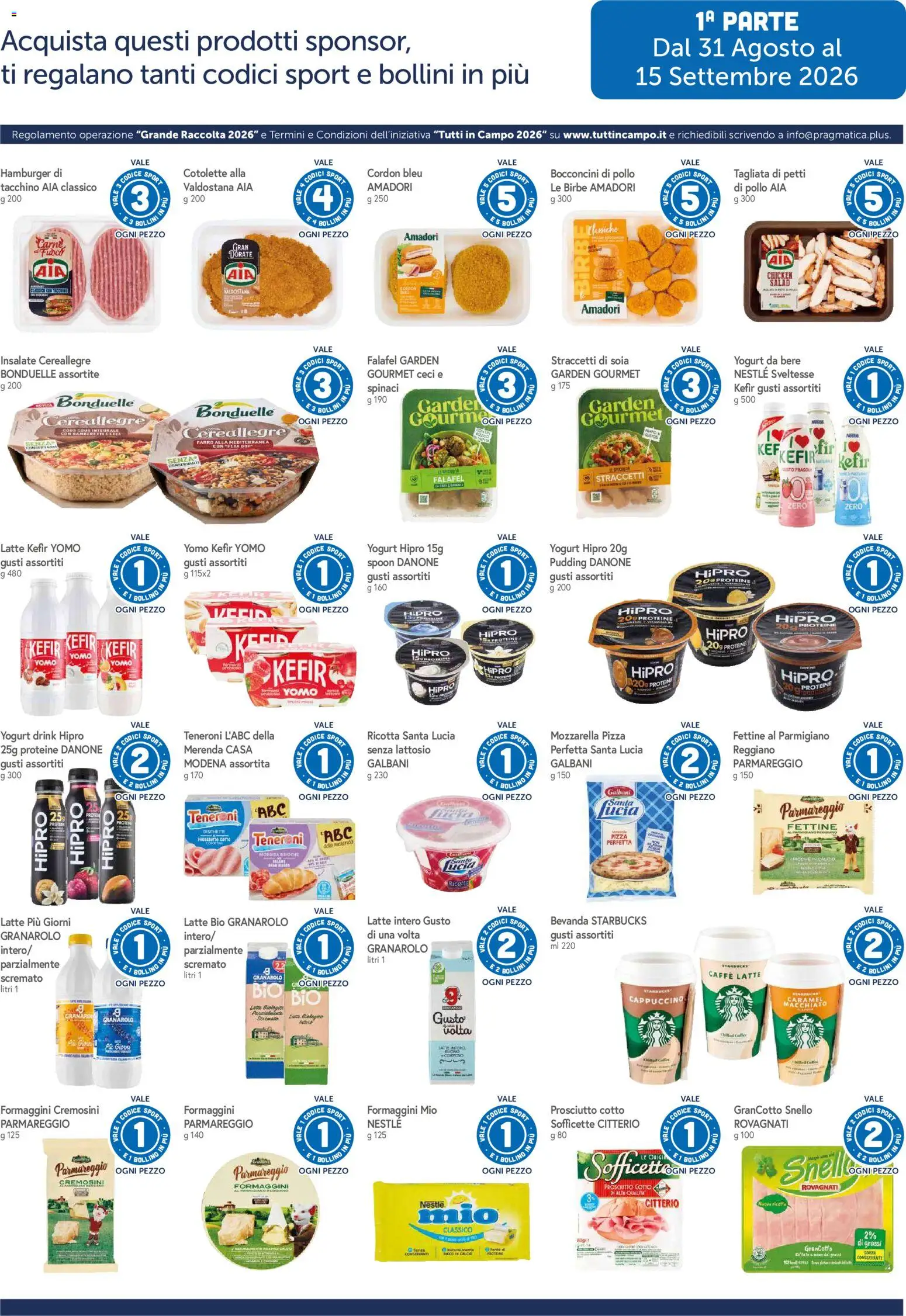 Volantino Famila del 31/08/2026 | Pagina: 3 | Prodotti: Kefir, Yogurt, Pollo, Latte intero
