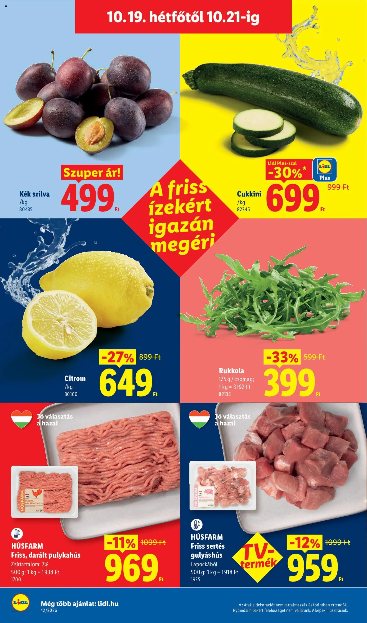 Lidl akciós ujság - amely érvényes a következő dátumtól: 2026.10.15. | Oldal: 58