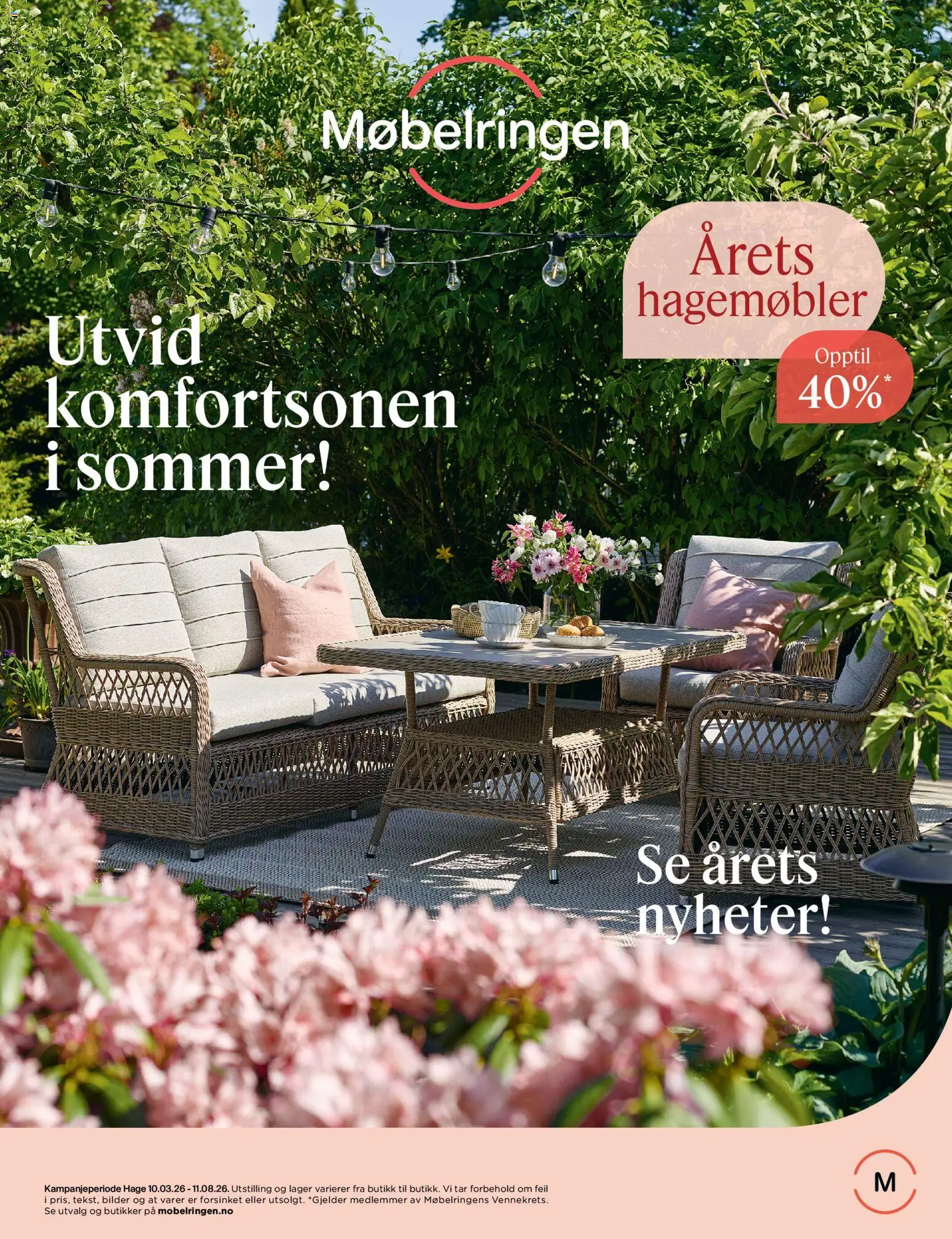 Møbelringen Årets hagemøbler (10/03/2026 - 11/08/2026) catalogue cover