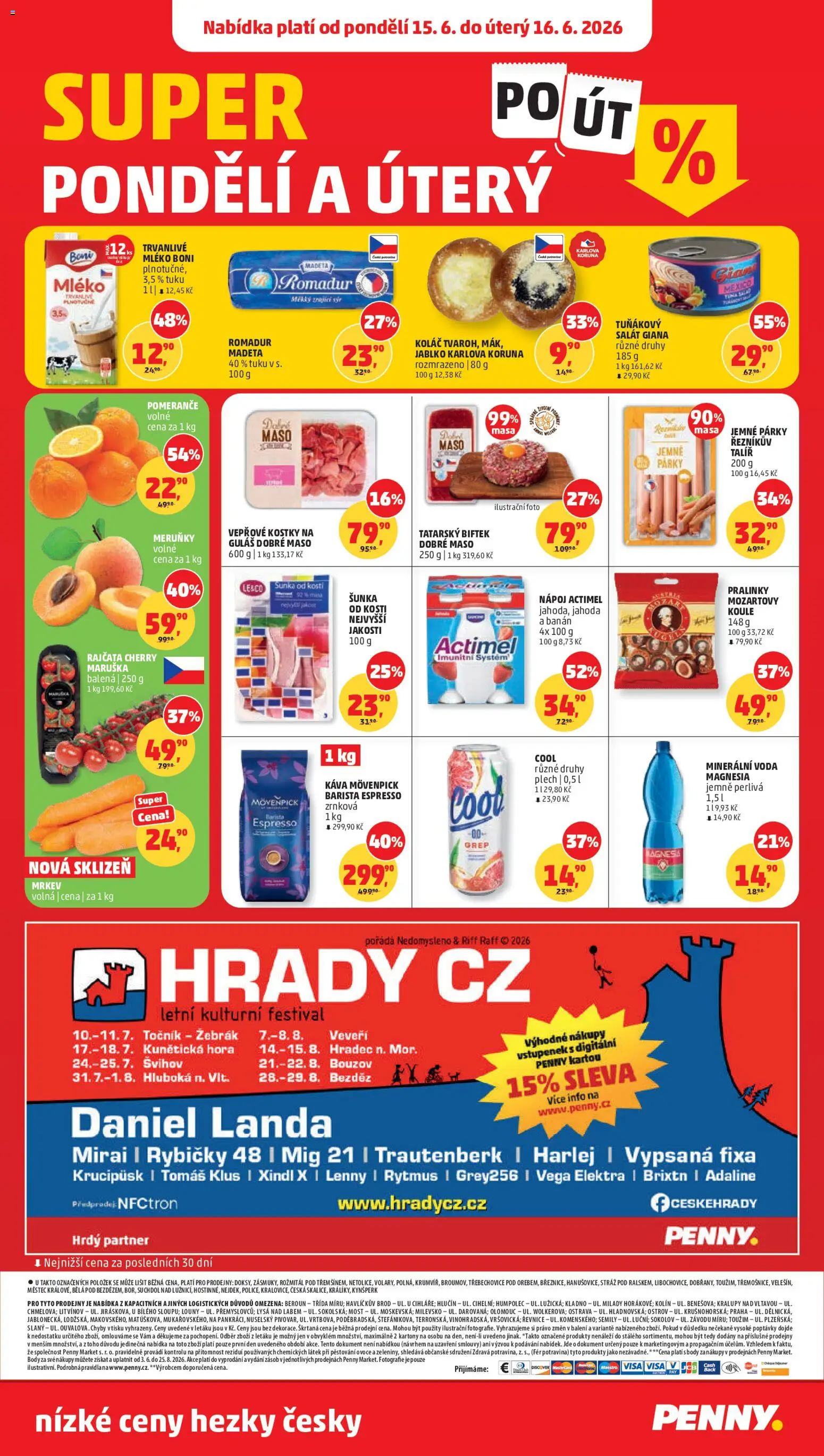 Penny Market leták od 10.06.2026 | Strana: 32 | Produkty: Magnesia, Káva Mövenpick, Banán, Kostky