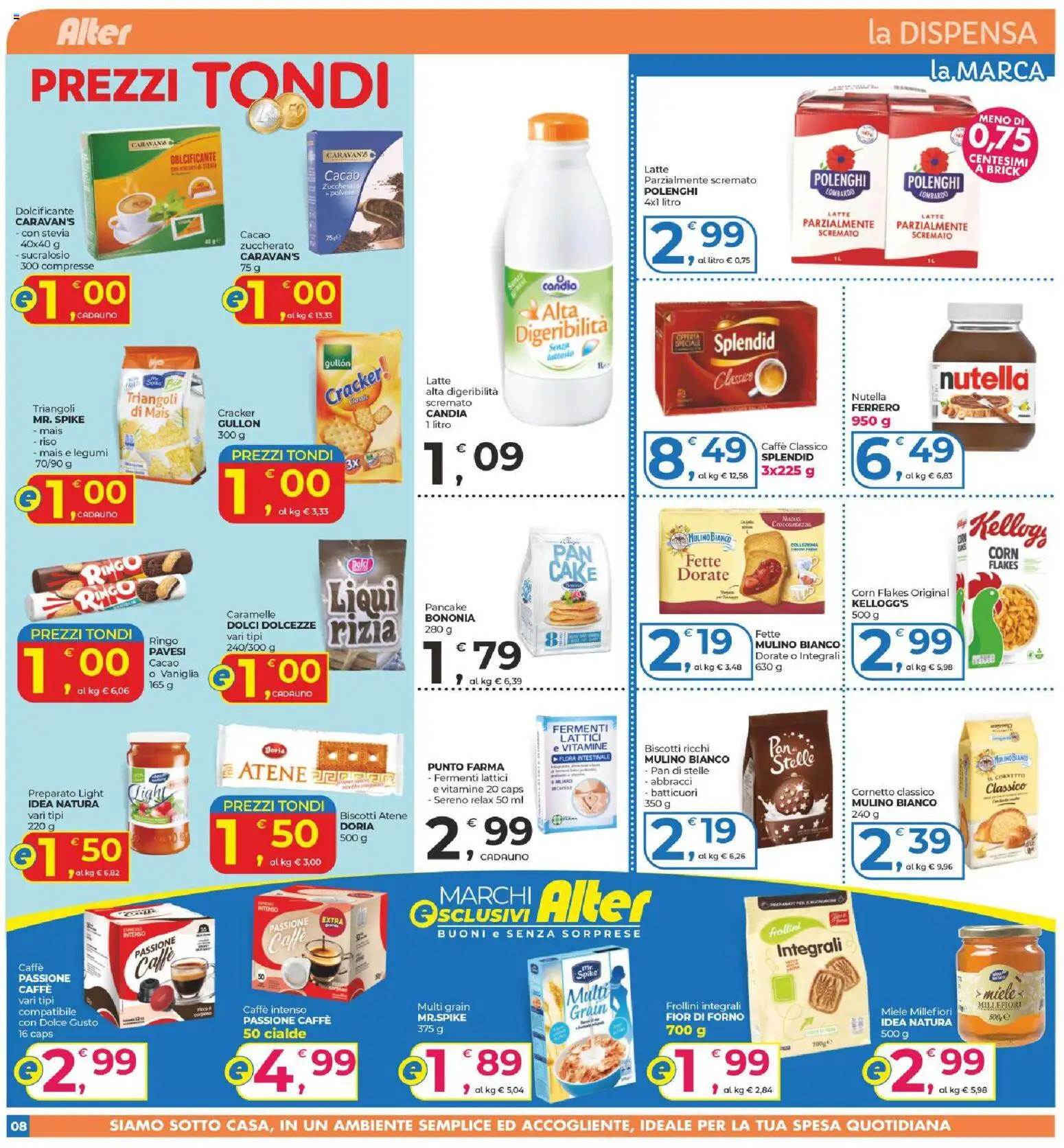 Volantino Alter Discount del 28.05.2026 | Pagina: 8 | Prodotti: Stevia, Riso, Biscotti, Frollini